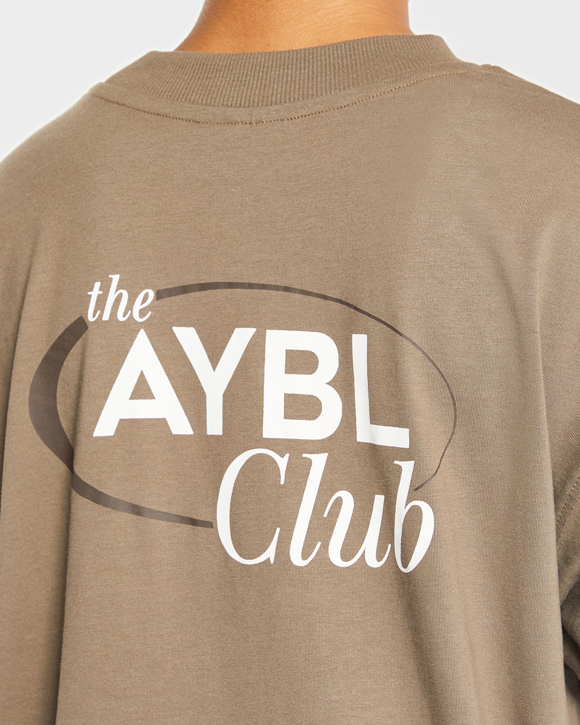 AYBL Club Oversized T Shirt - Marron