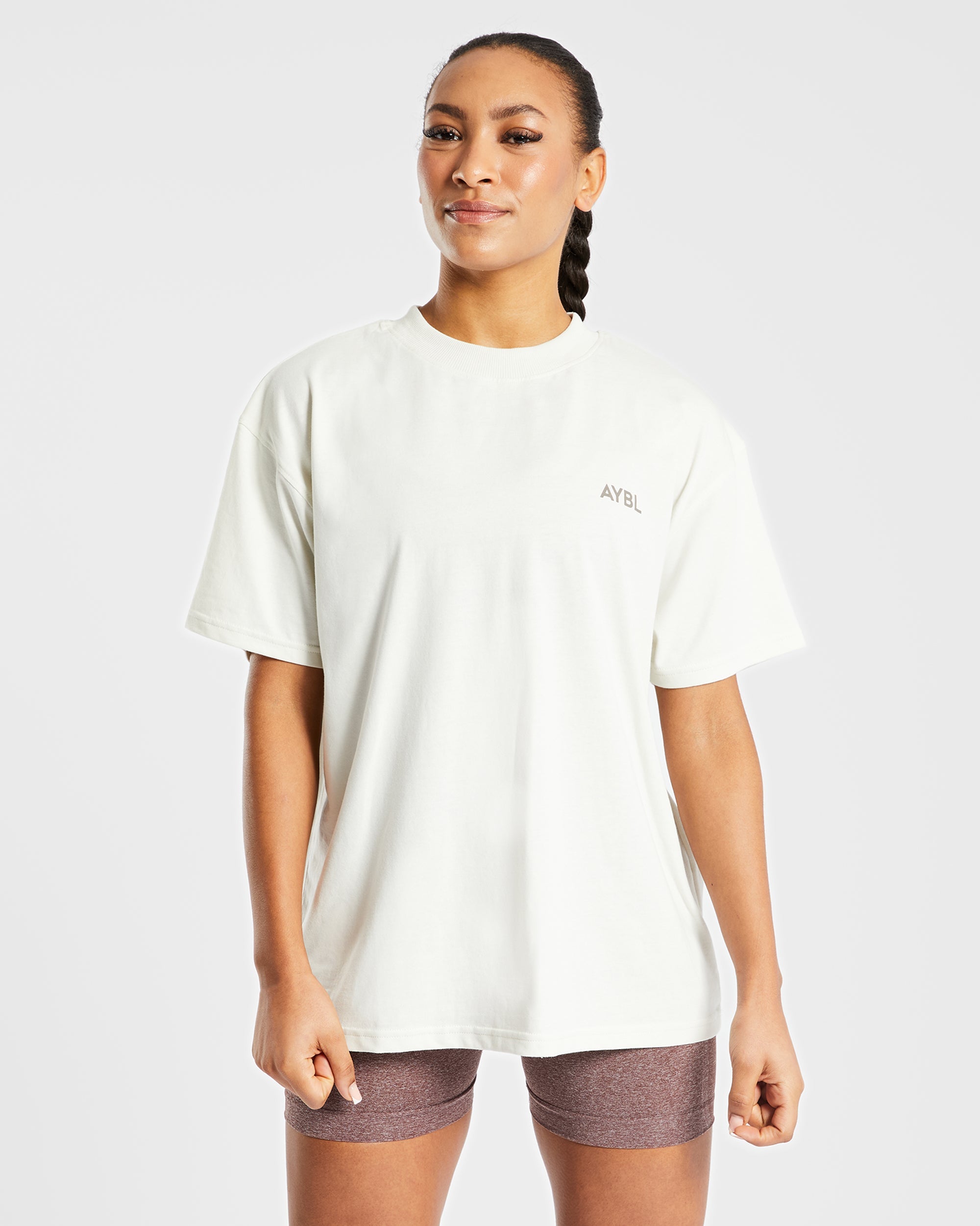 AYBL Club Oversized T Shirt - Off Blanc