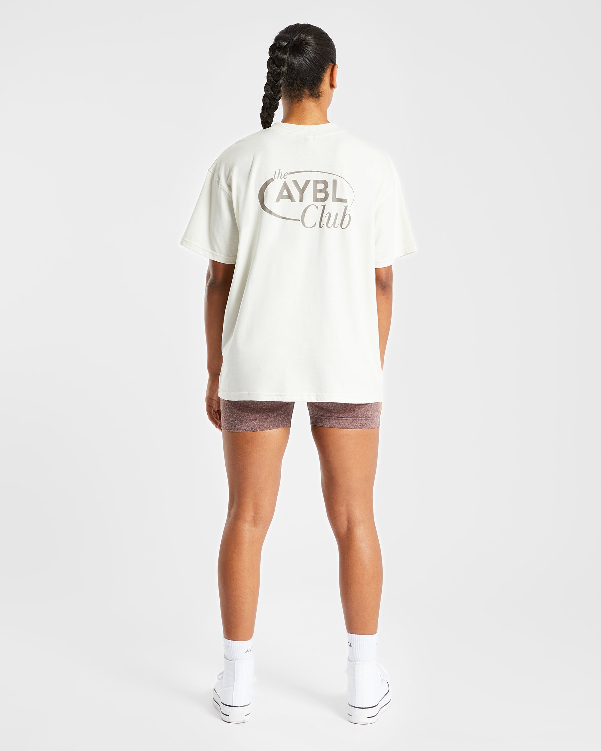 AYBL Club Oversized T Shirt - Off Blanc