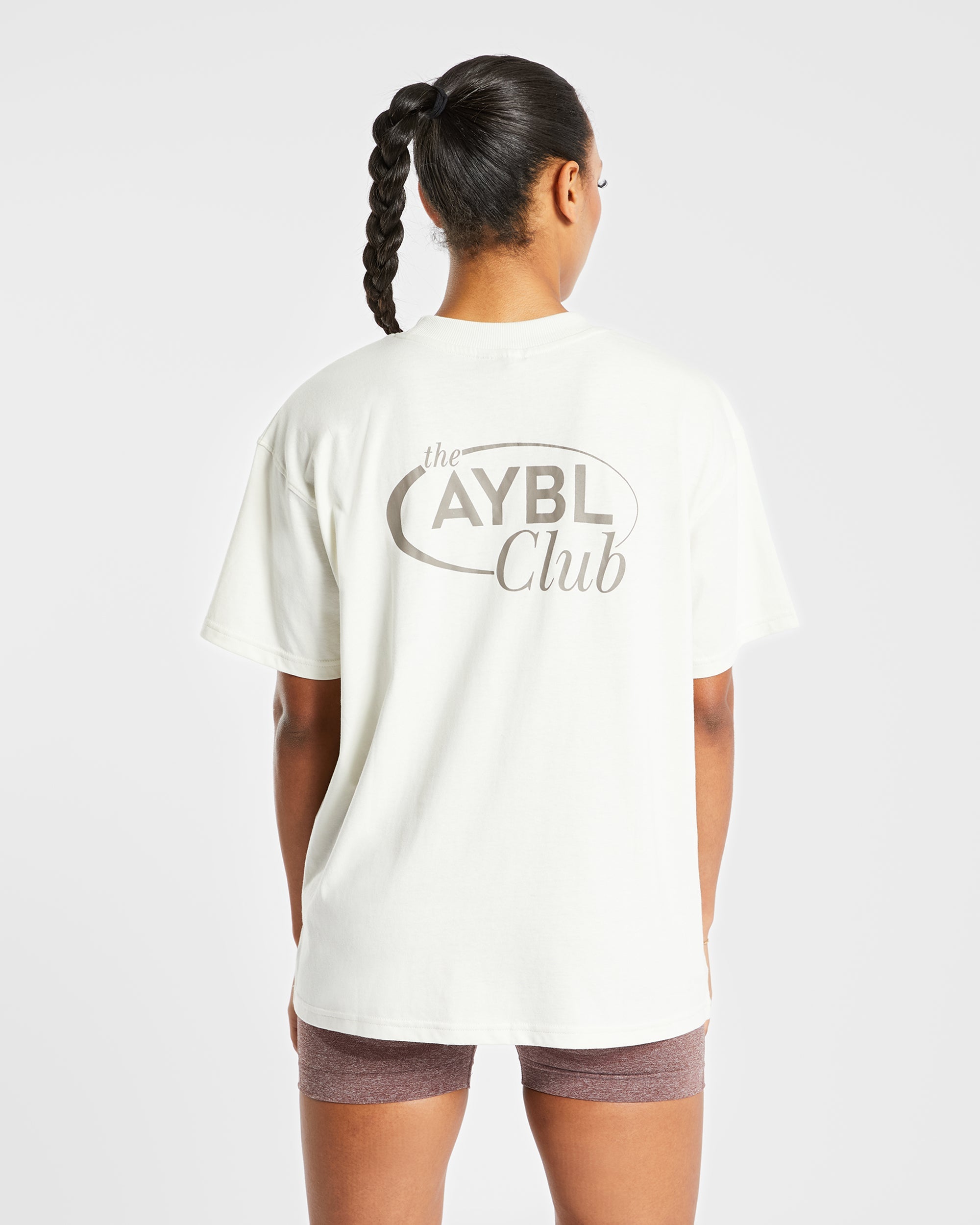 AYBL Club Oversized T Shirt - Off Blanc