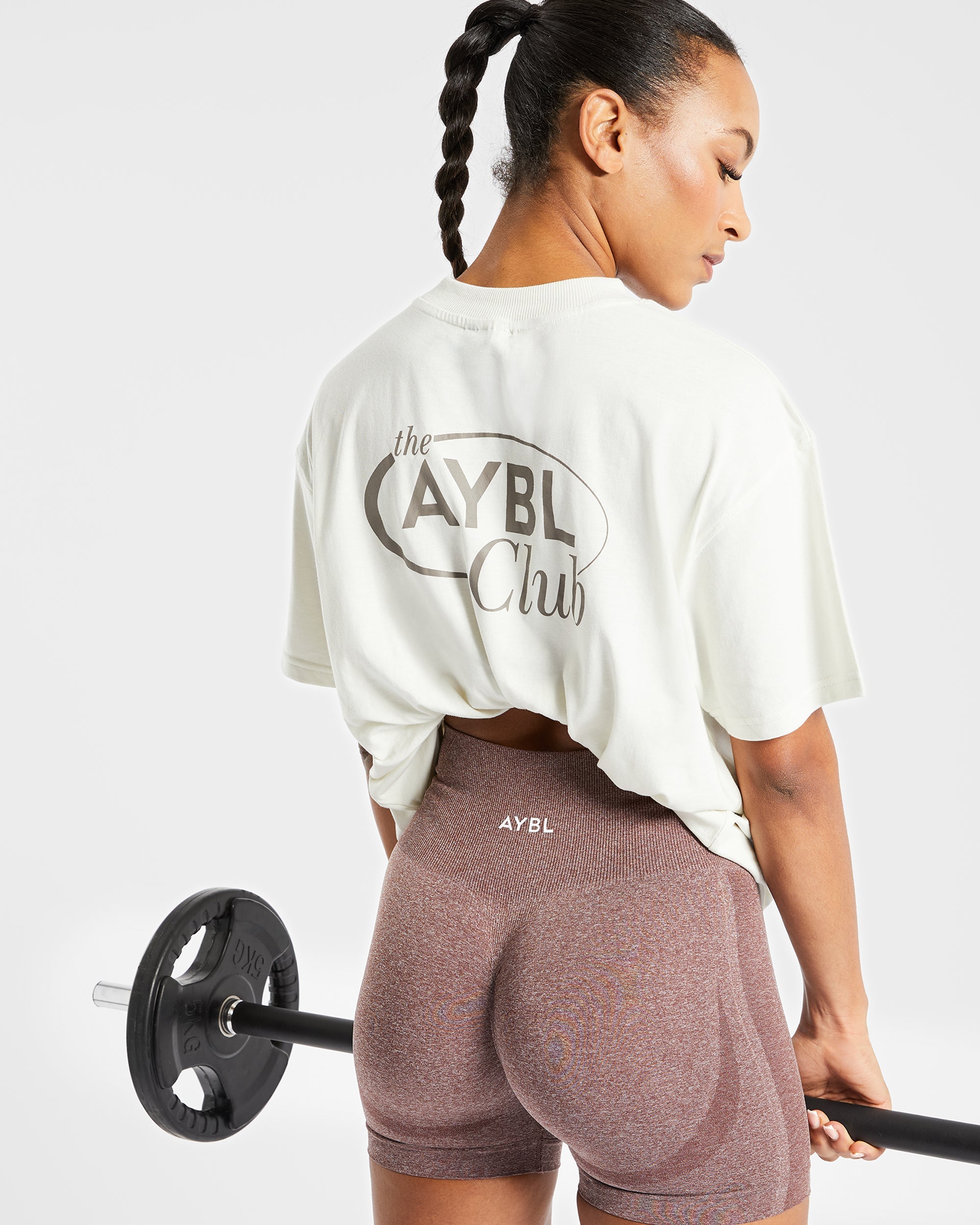 AYBL Club Oversized T Shirt - Off Blanc