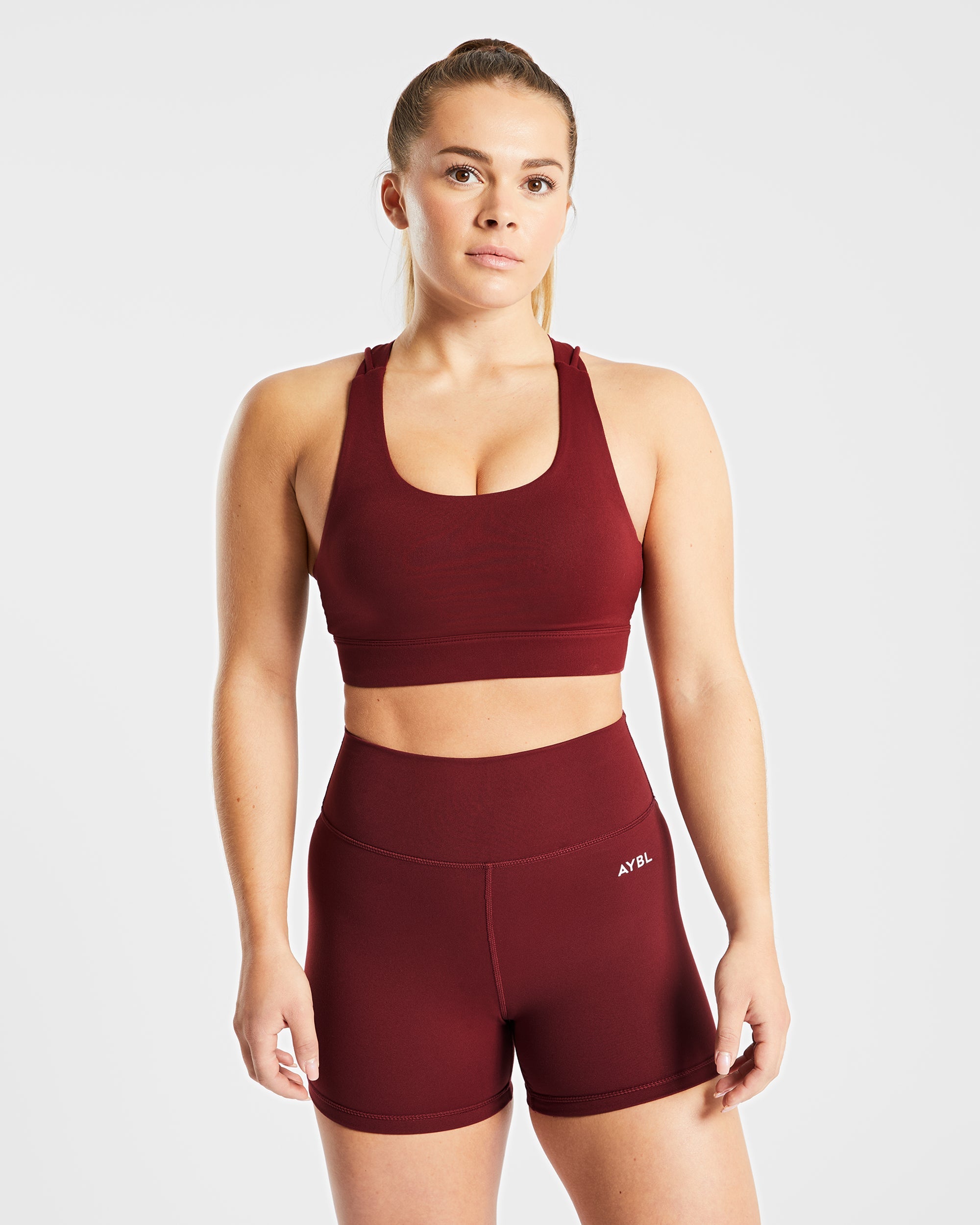 Core Sports Bra - Mauve Wine