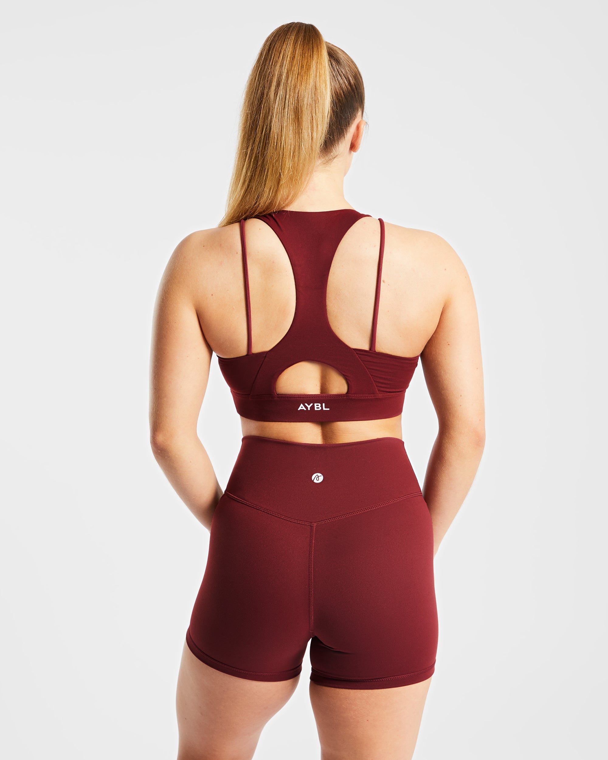 Core Sports Bra - Mauve Wine