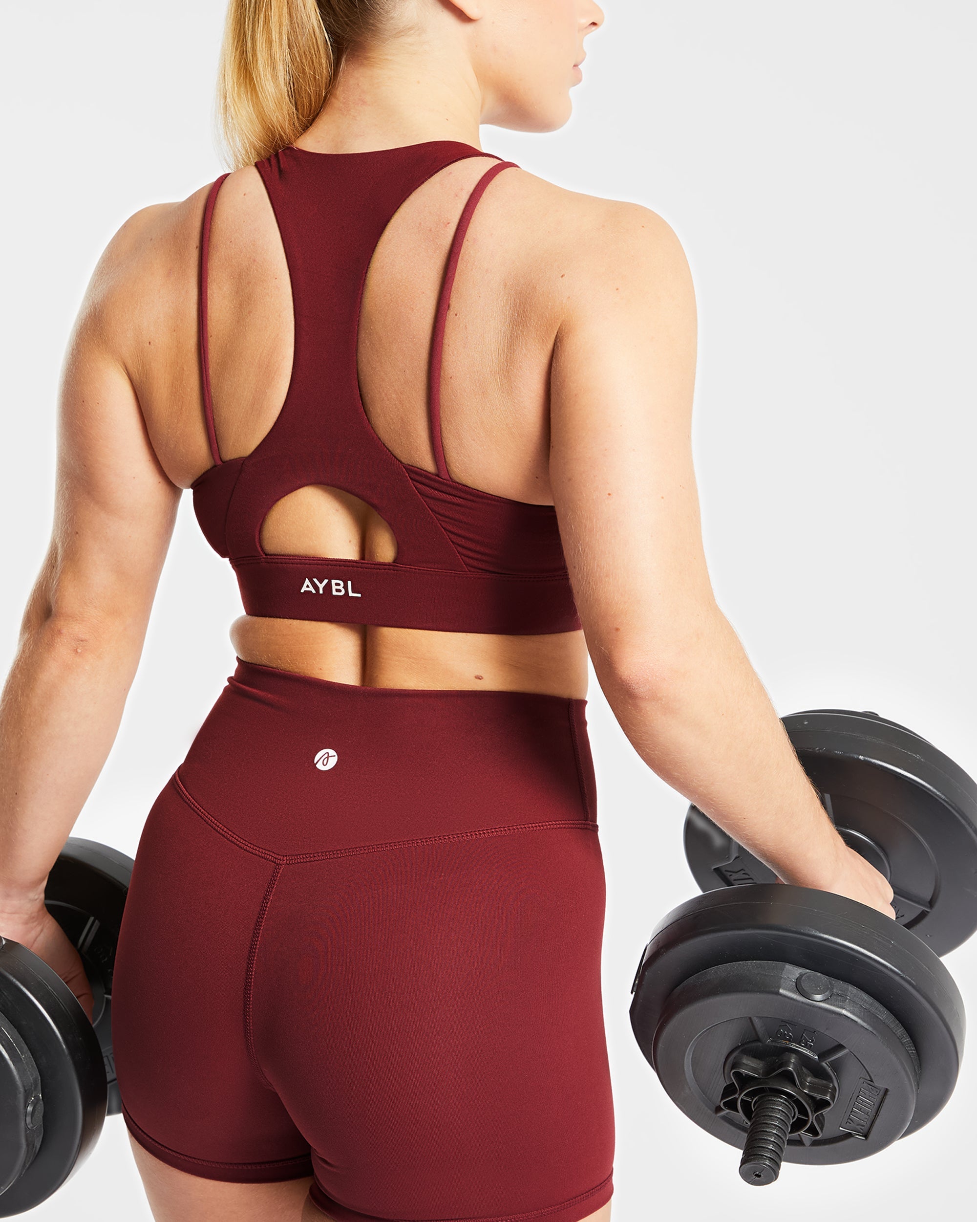 Core Sports Bra - Mauve Wine