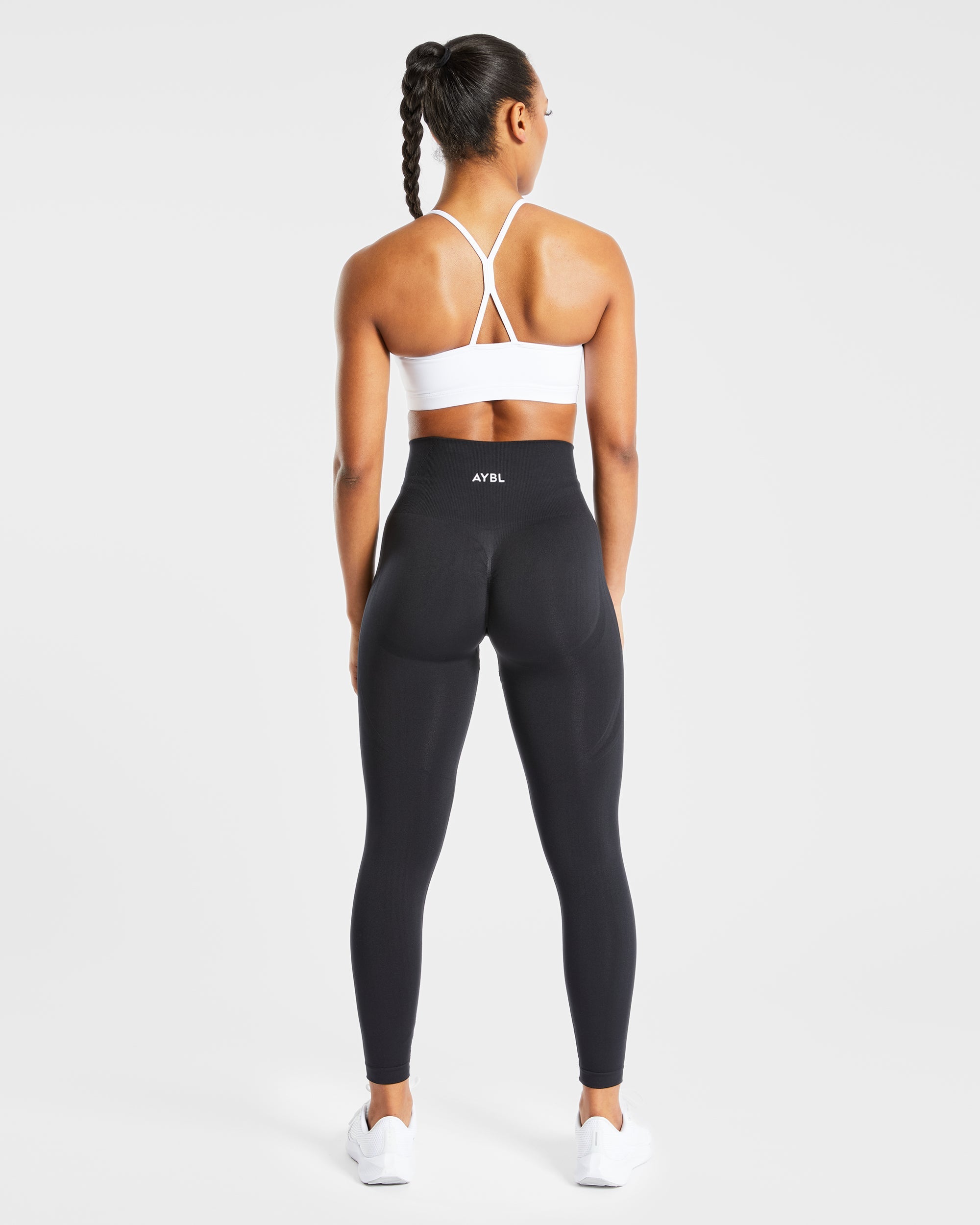 Essential Ruched Sports Bra - Blanc