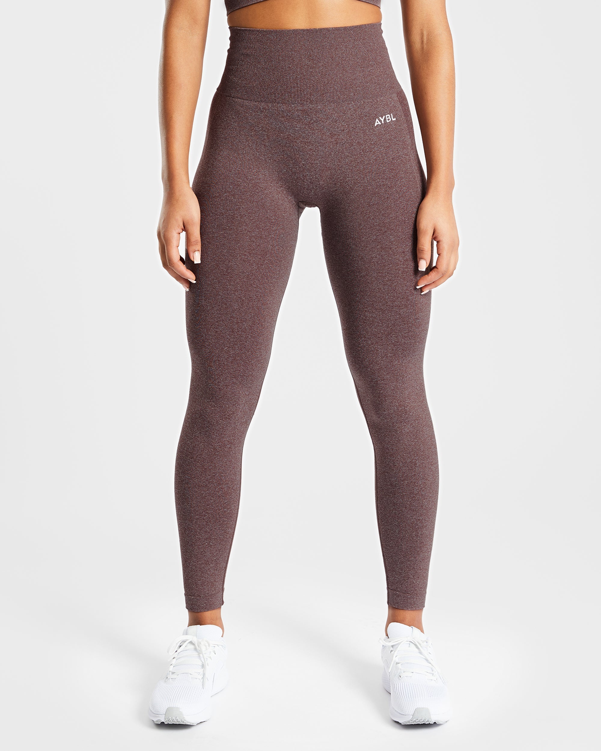 Empower Seamless Leggings - Marron Marl