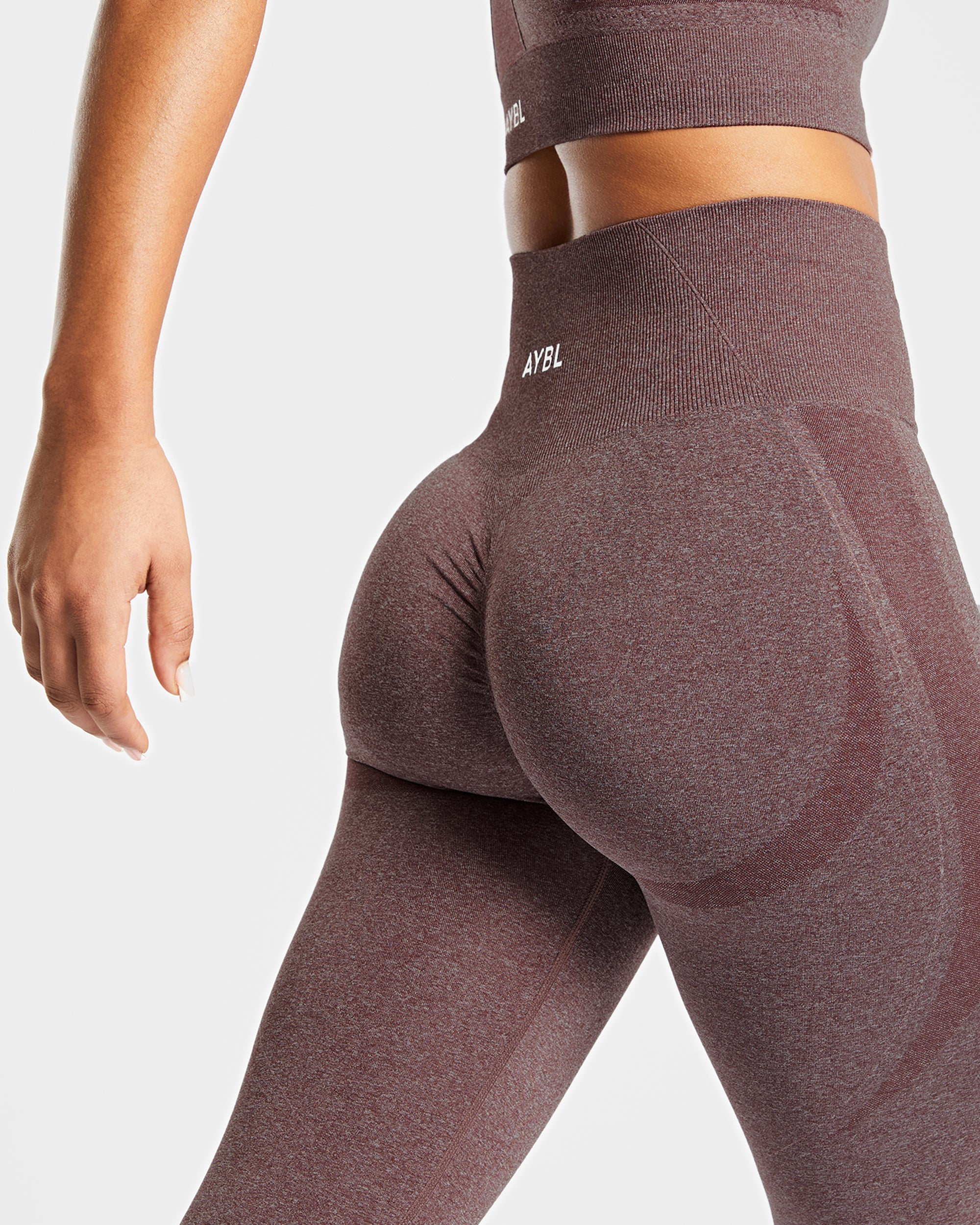 Empower Seamless Leggings - Marron Marl