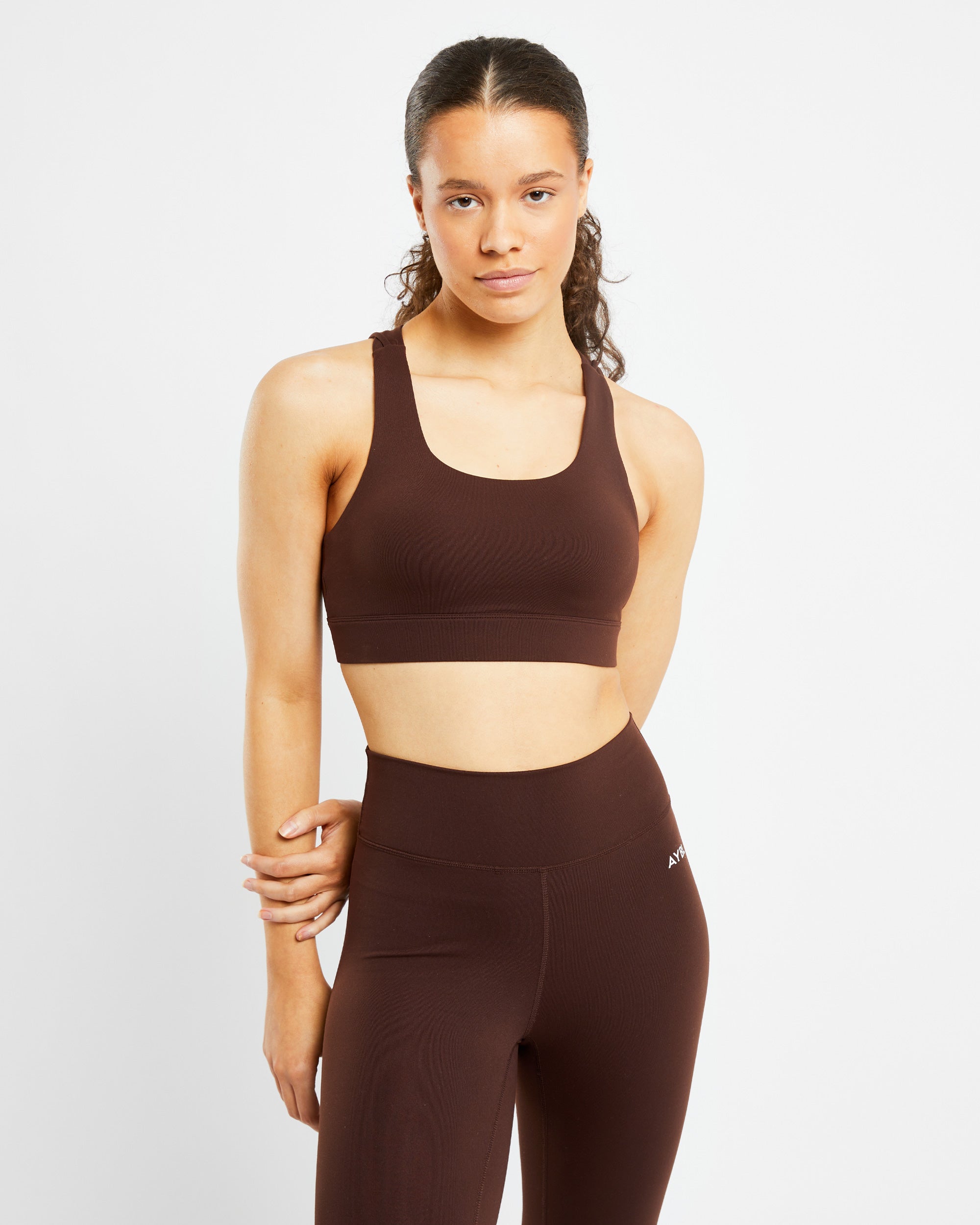 Core Sports Bra - Chocolate Marron