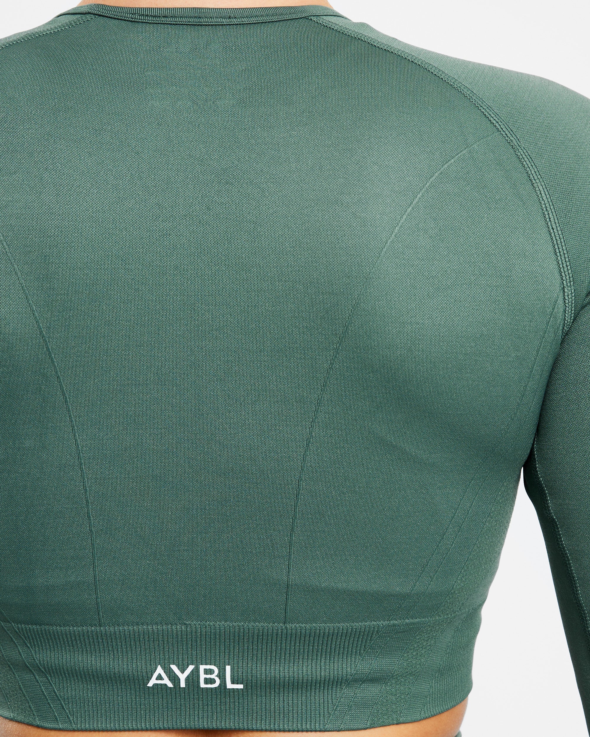 Balance V2 Seamless Long Sleeve Crop Top - Vert