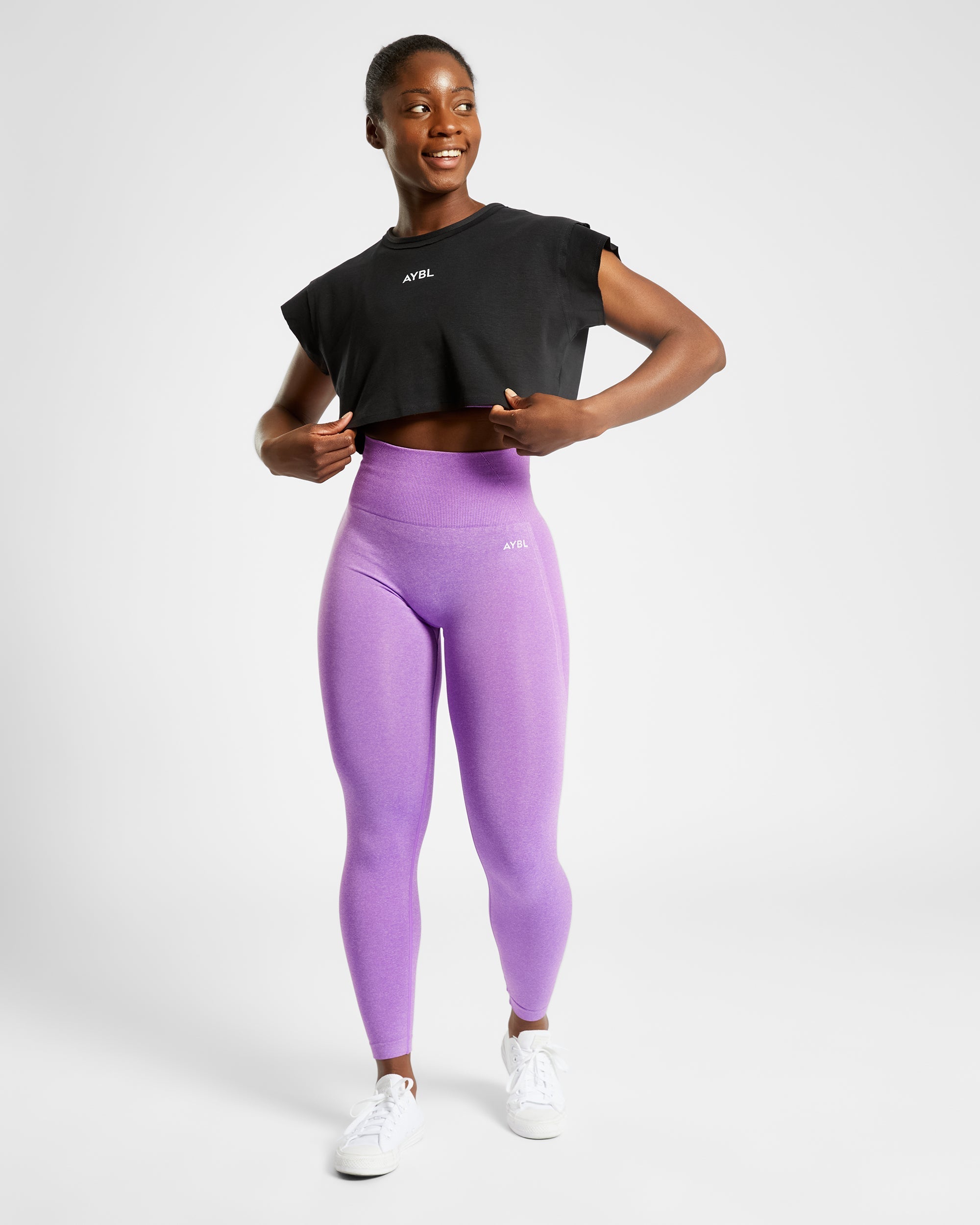 Empower Seamless Leggings - Violet Marl