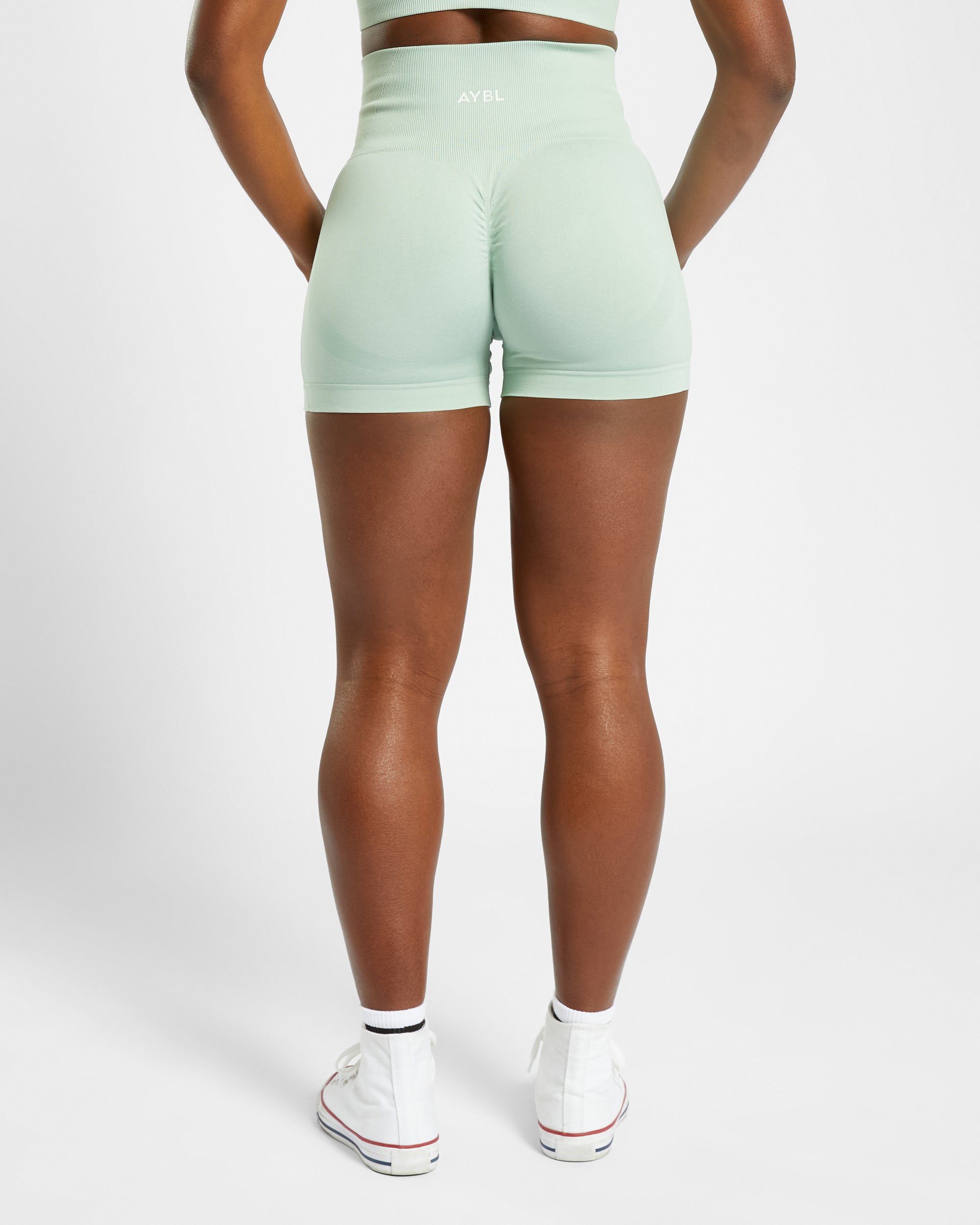 Empower Seamless Shorts - Spring Vert Marl