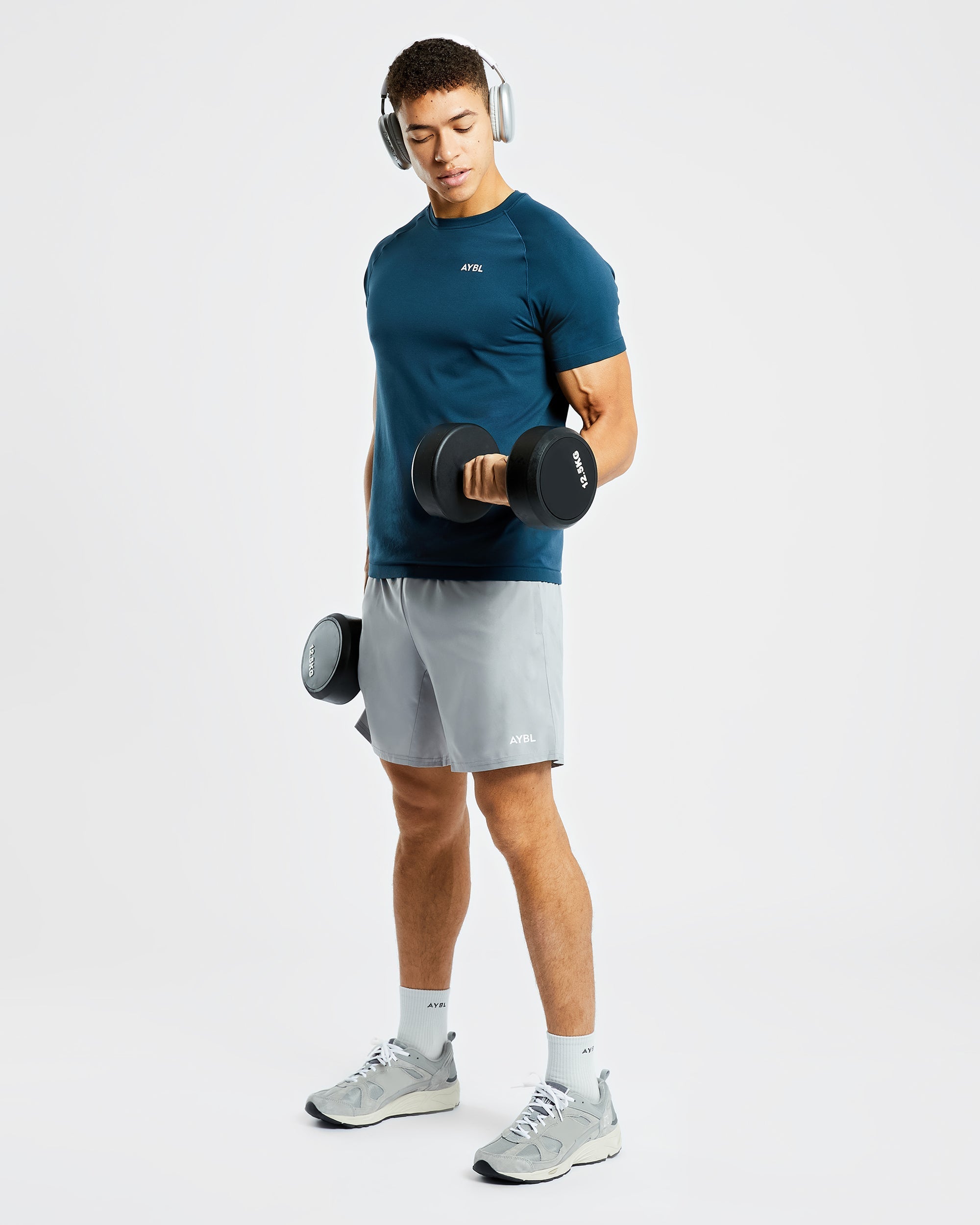 Ascend Seamless T Shirt - Marine Bleu