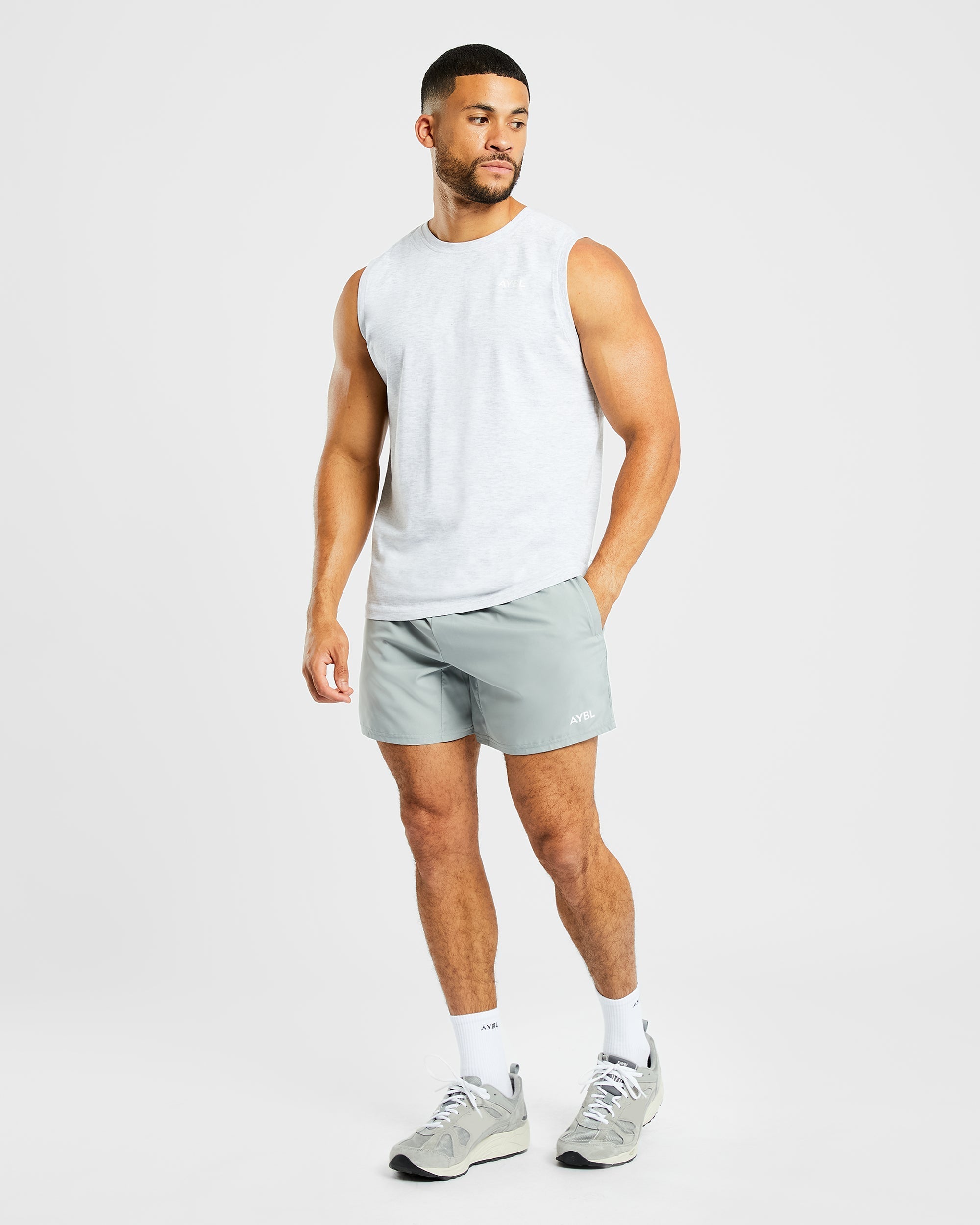 Essential Tank - Light Gris Marl