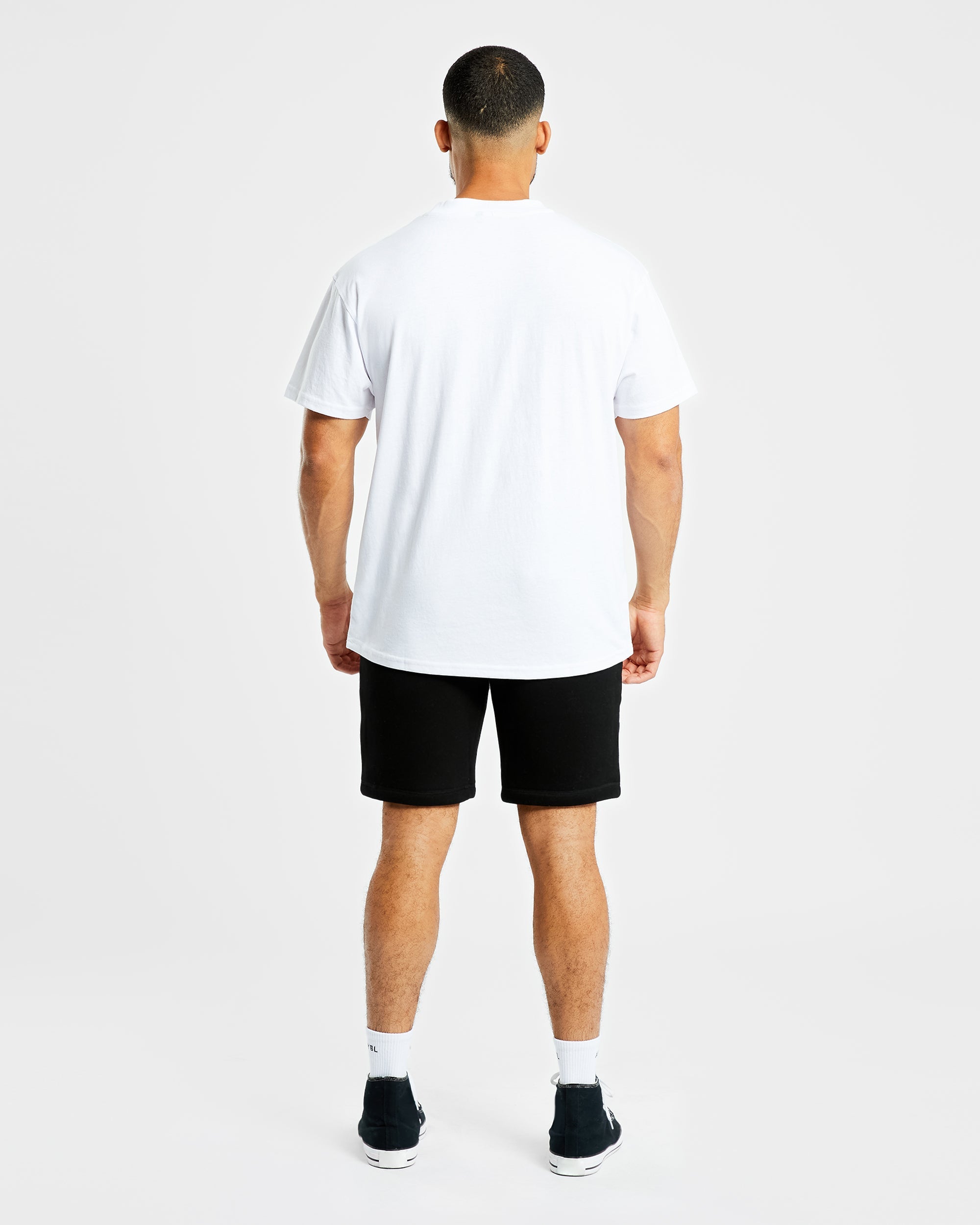 Athletics Varsity Oversized T Shirt - Blanc