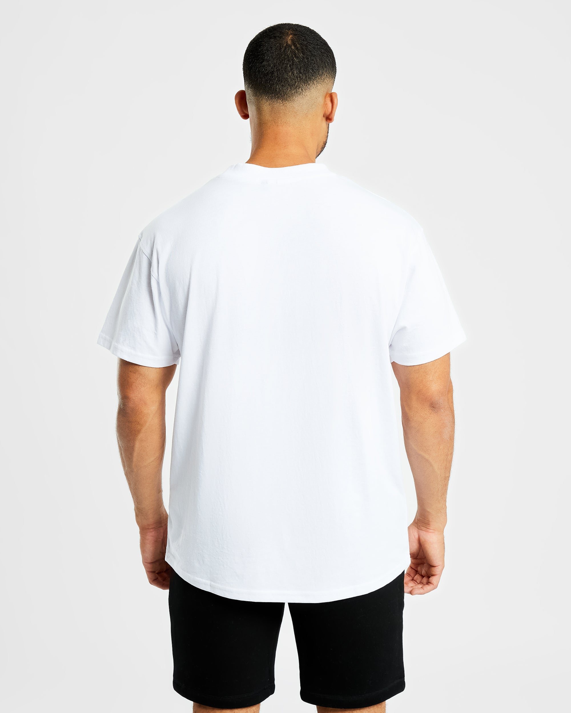 Athletics Varsity Oversized T Shirt - Blanc