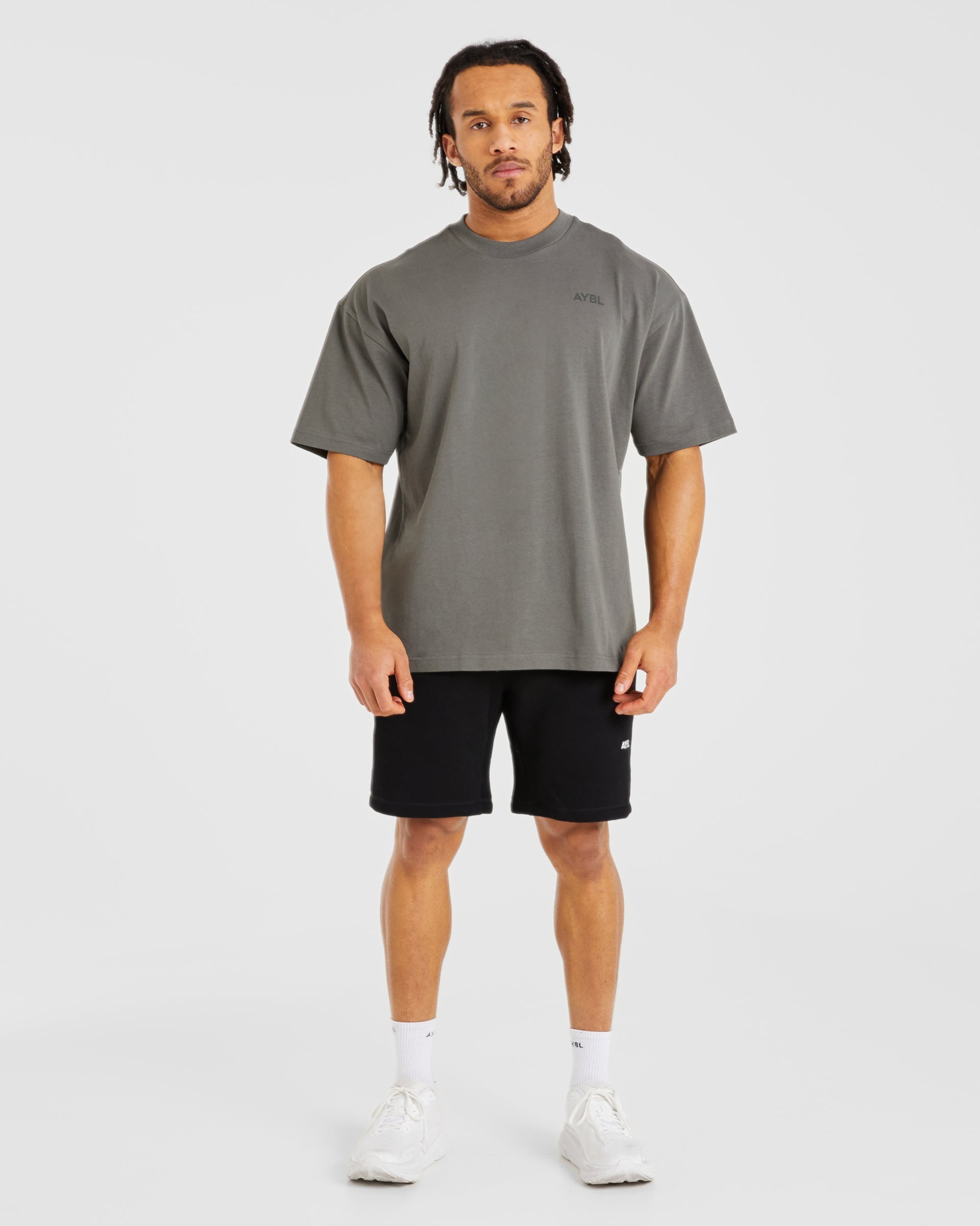 Essential Oversized T Shirt - Charcoal