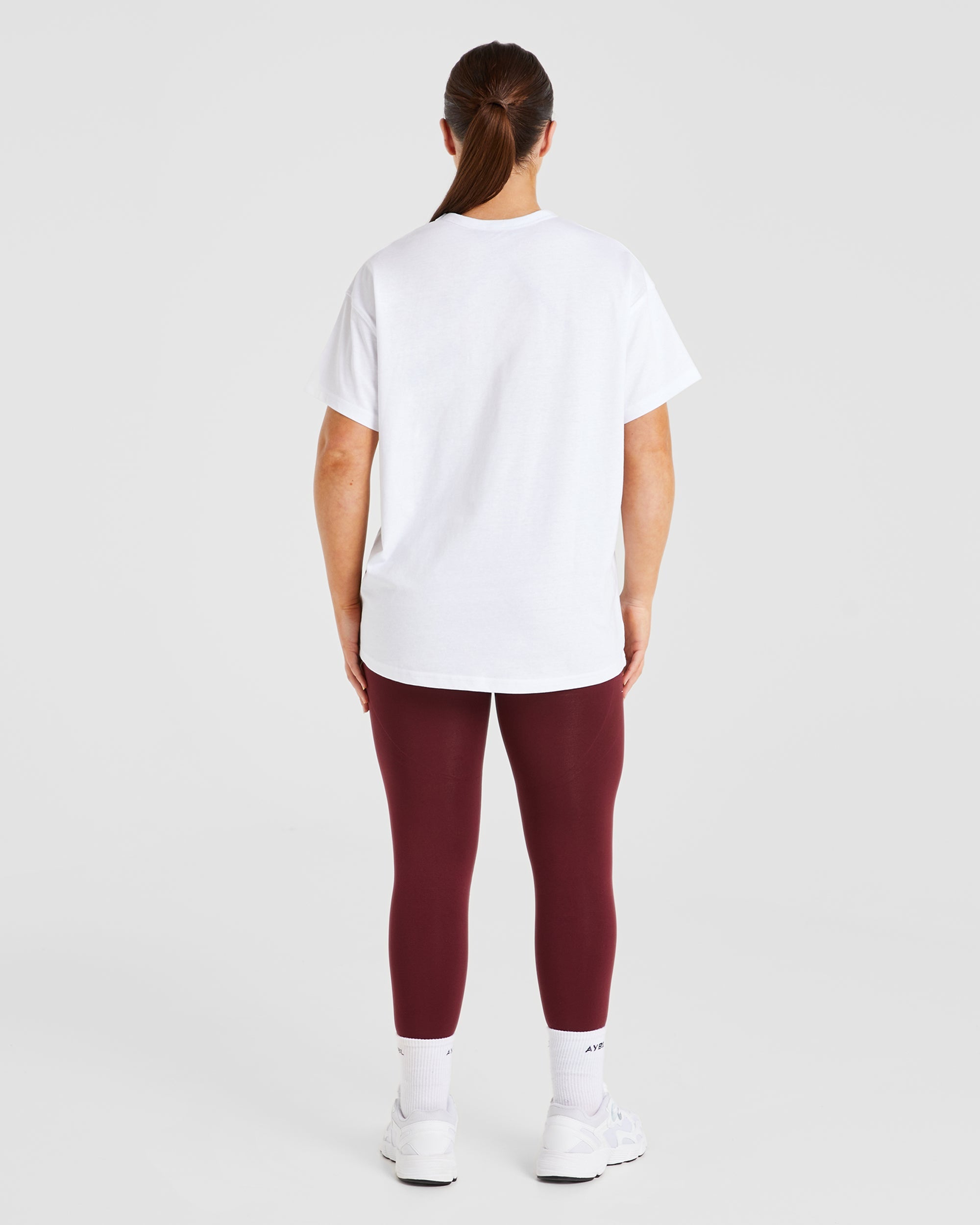 Athletics 18 Oversized T Shirt - Blanc