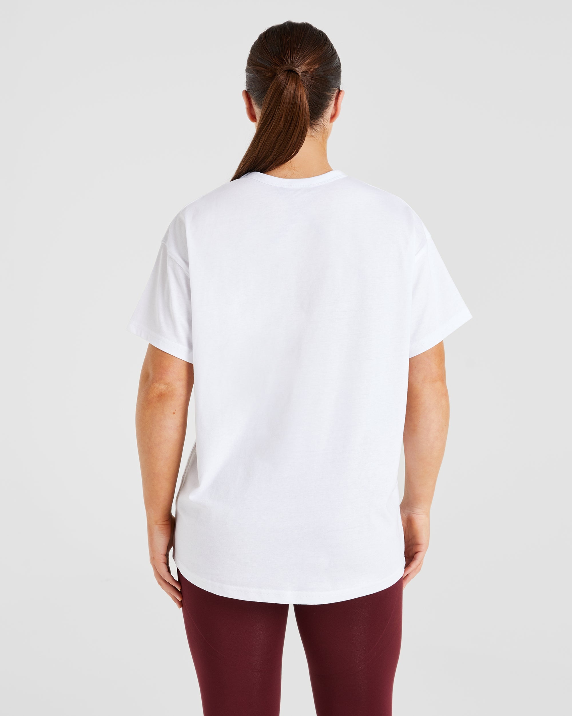 Athletics 18 Oversized T Shirt - Blanc