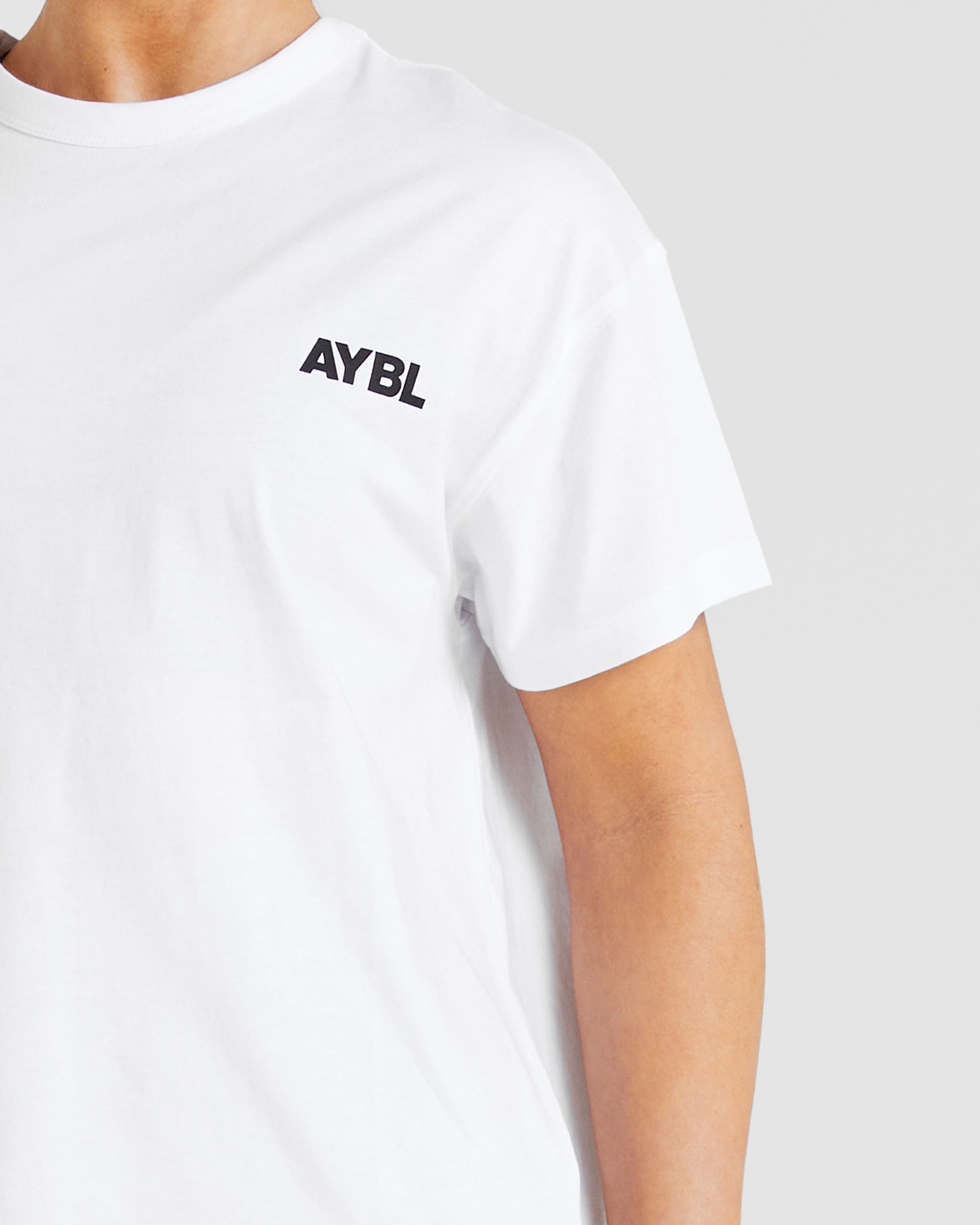 Athletics Club Oversized T Shirt - Blanc