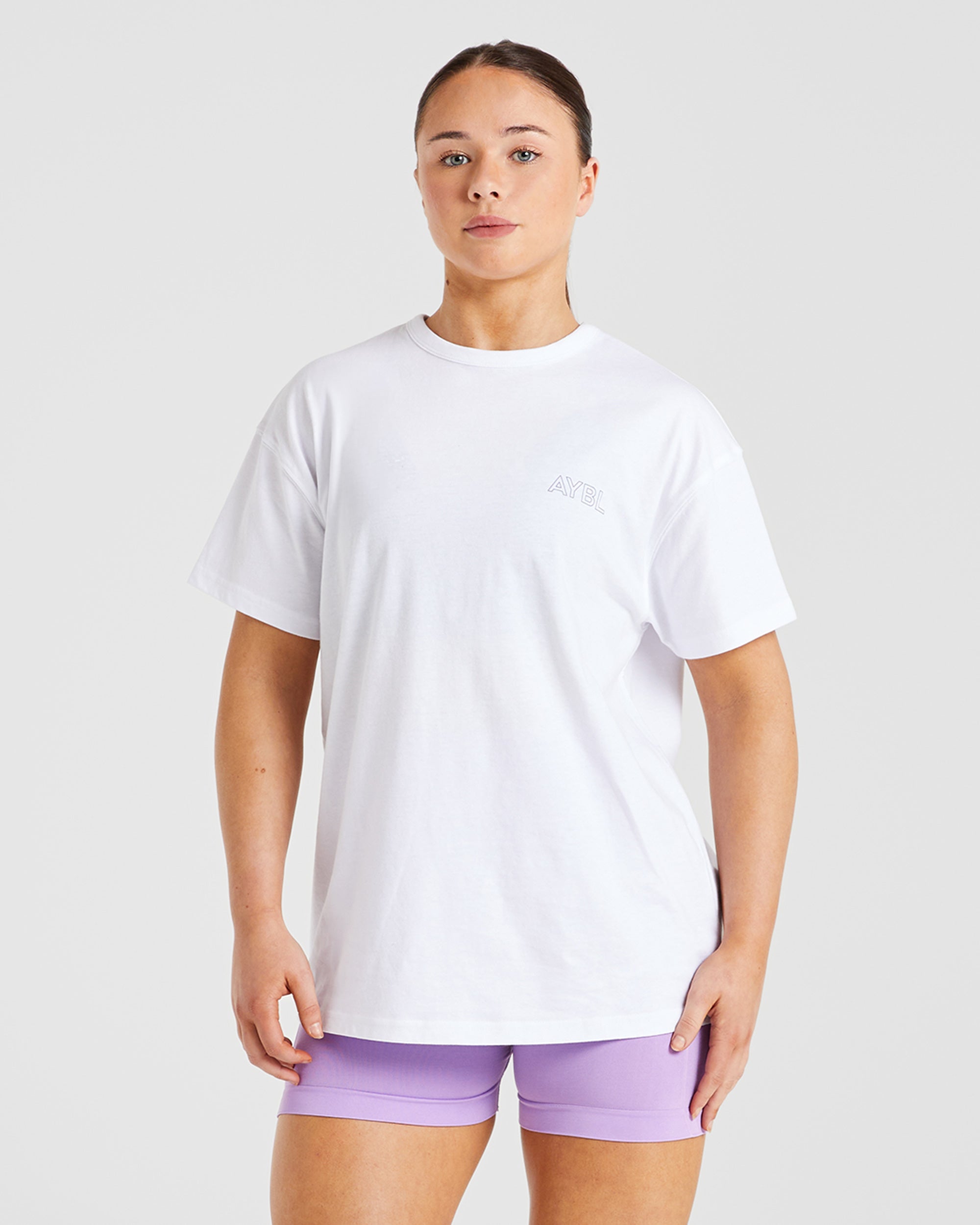 AYBL Athletics Oversized T Shirt - Blanc