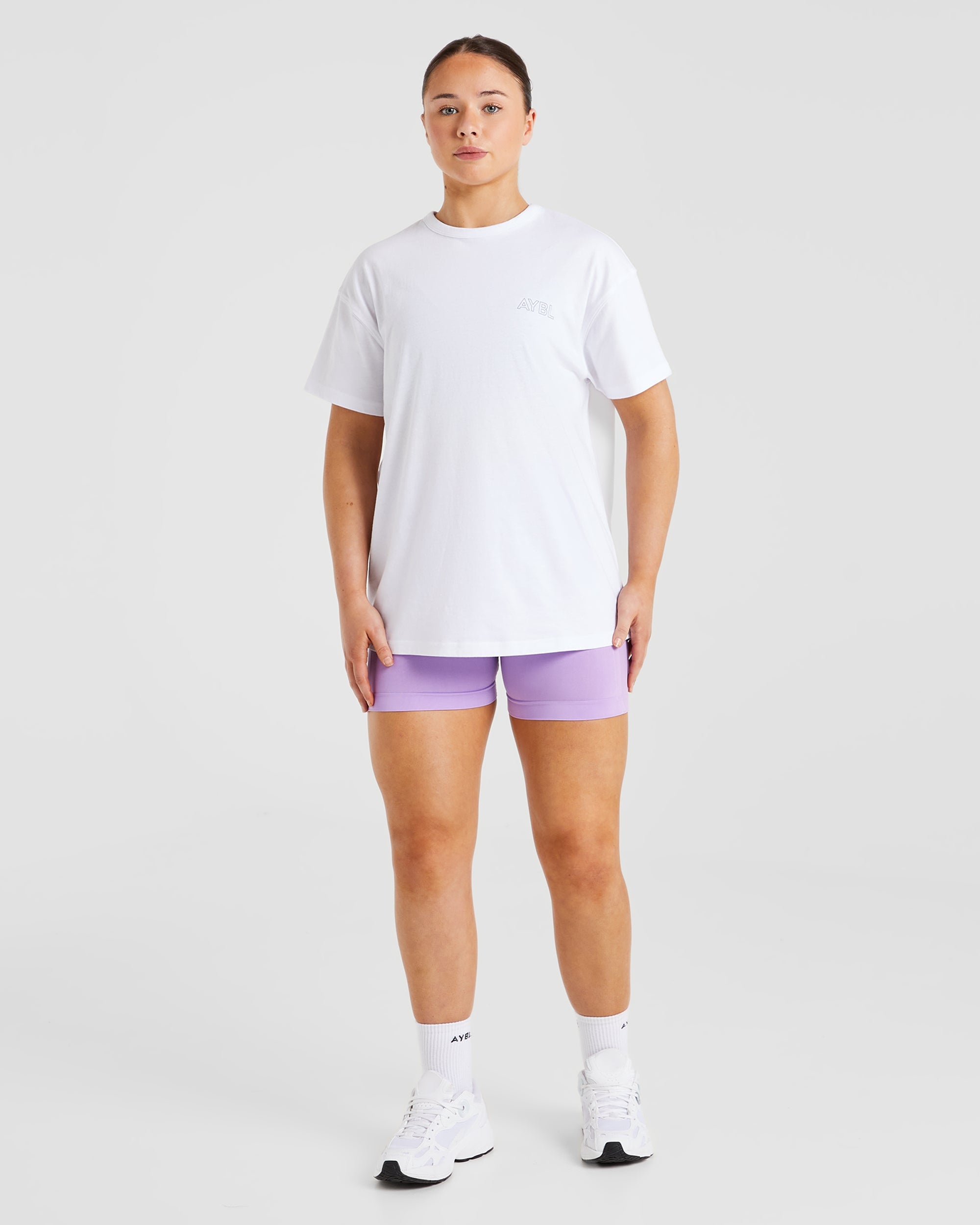 AYBL Athletics Oversized T Shirt - Blanc