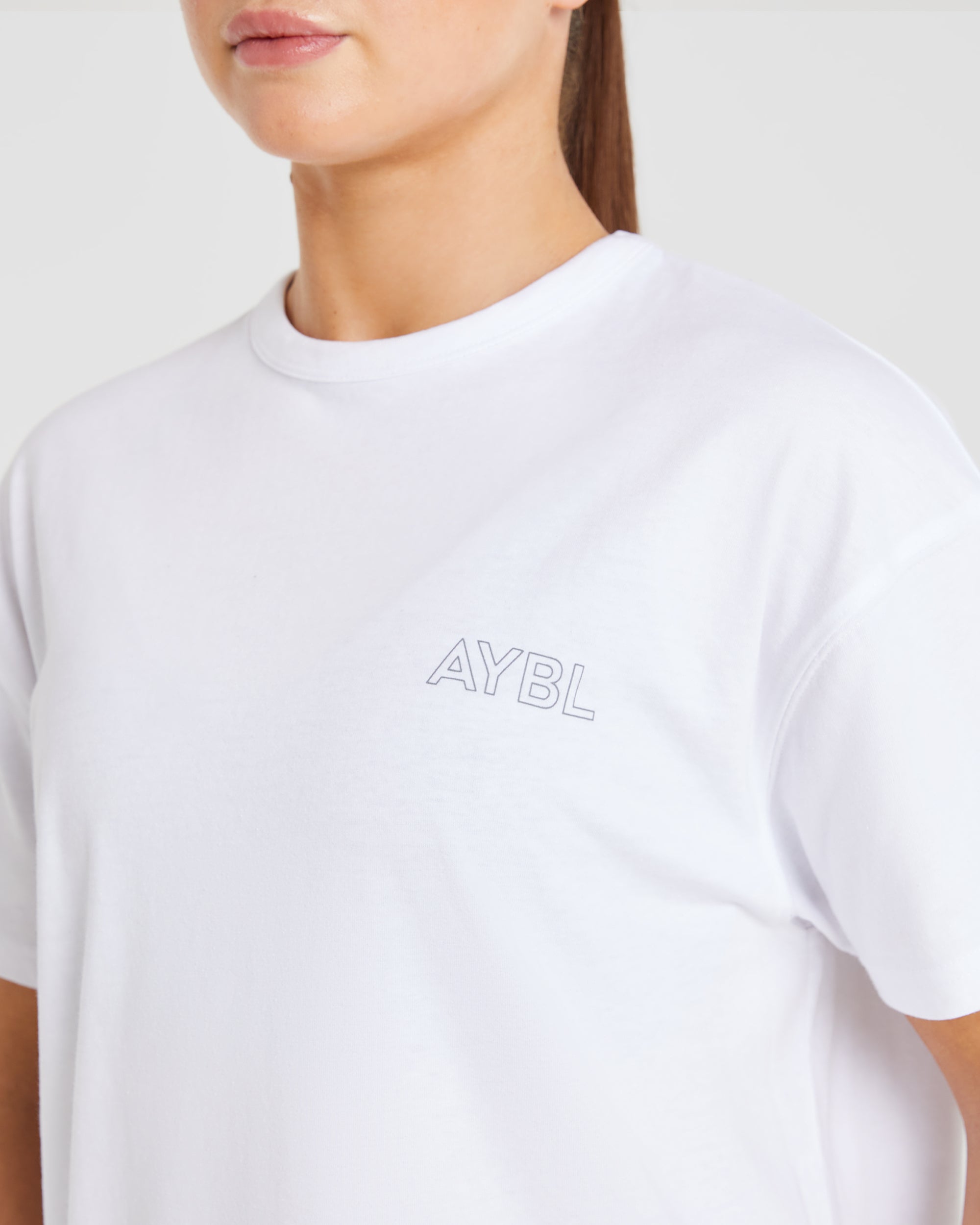 AYBL Athletics Oversized T Shirt - Blanc