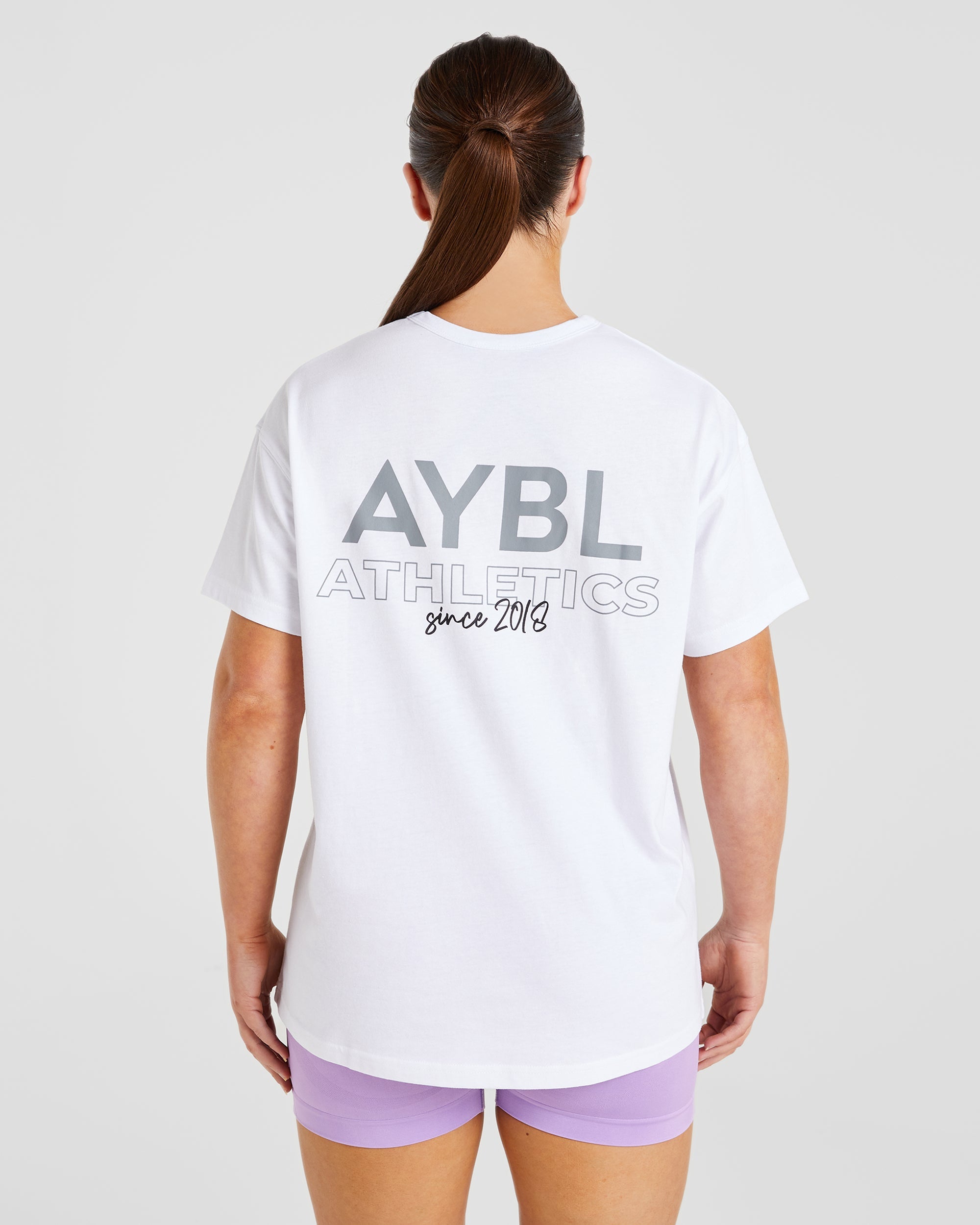 AYBL Athletics Oversized T Shirt - Blanc