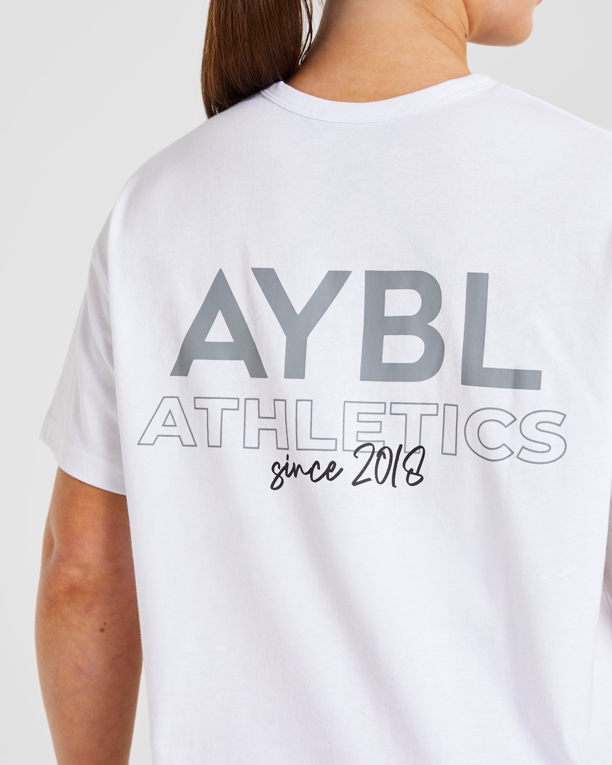 AYBL Athletics Oversized T Shirt - Blanc