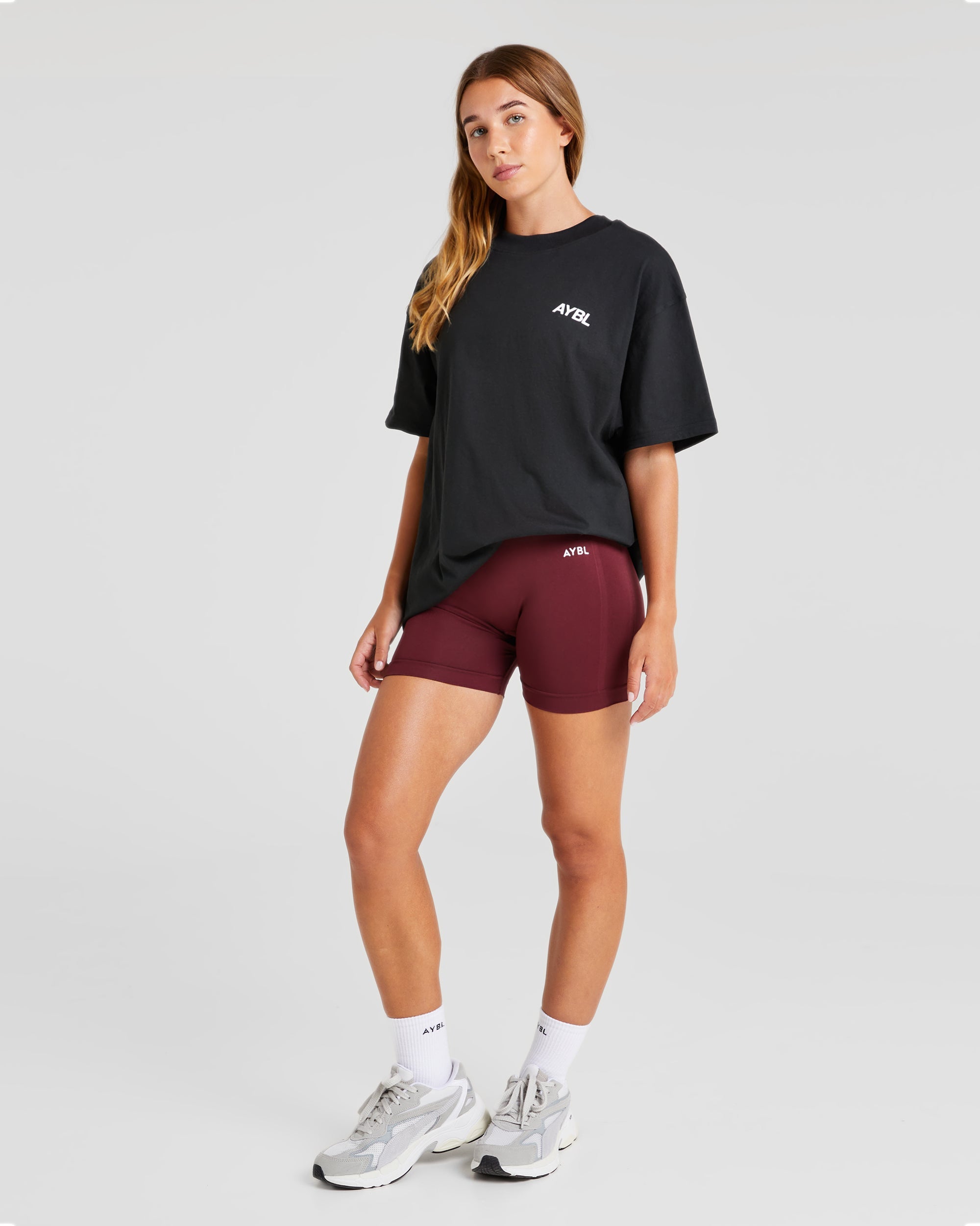 AYBL Sports Club Oversized T Shirt - Noir