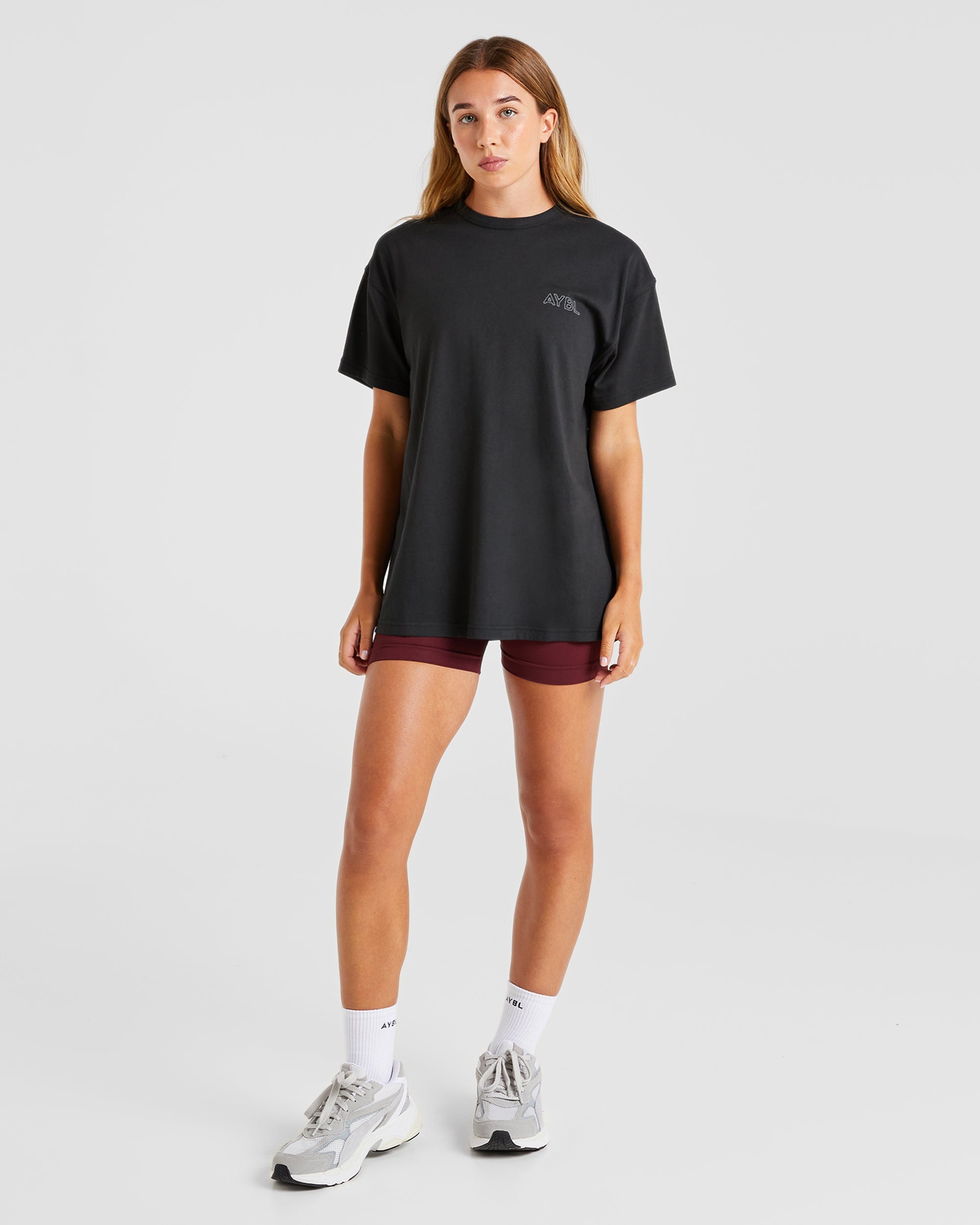 AYBL Athletics Oversized T Shirt - Noir