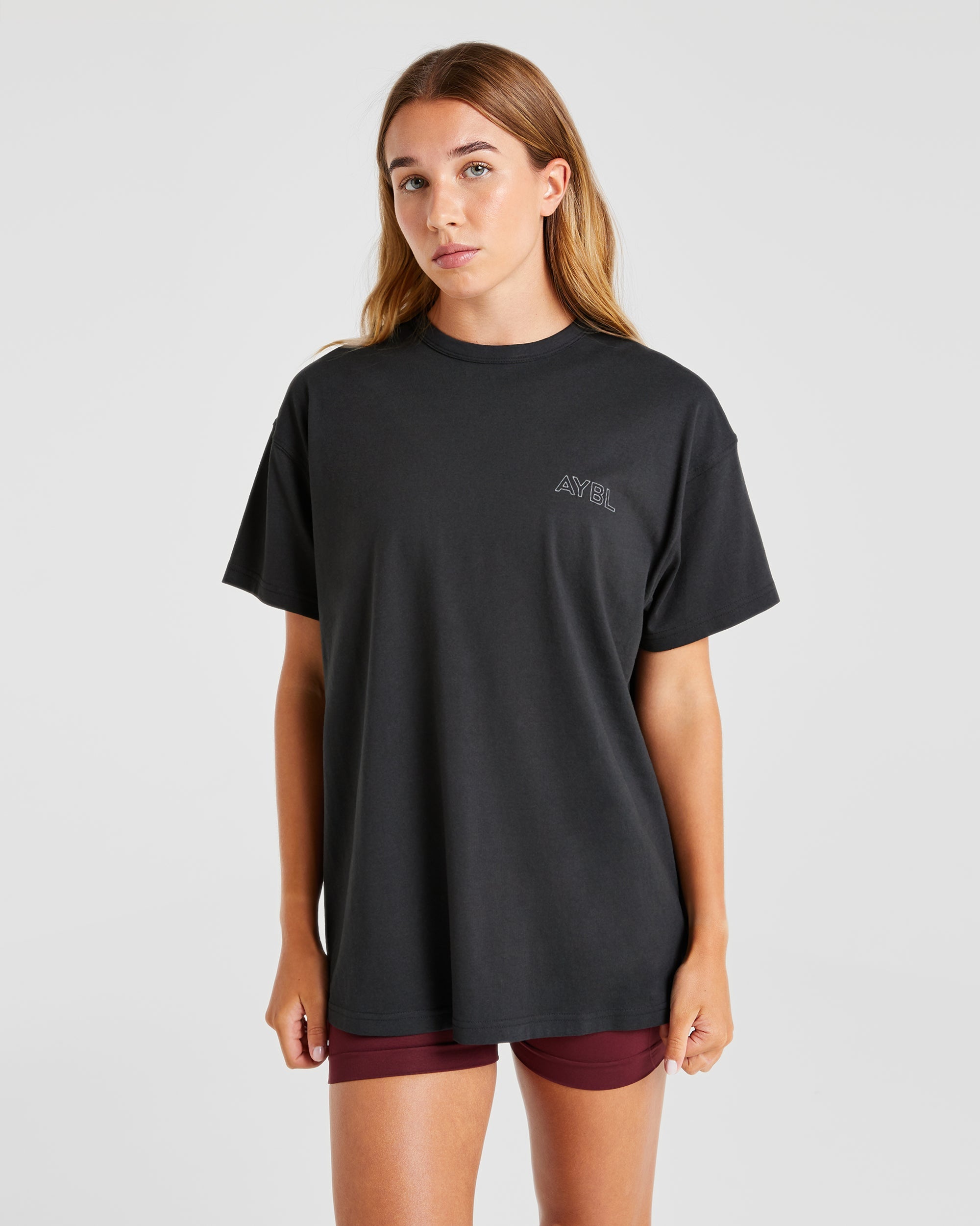 AYBL Athletics Oversized T Shirt - Noir