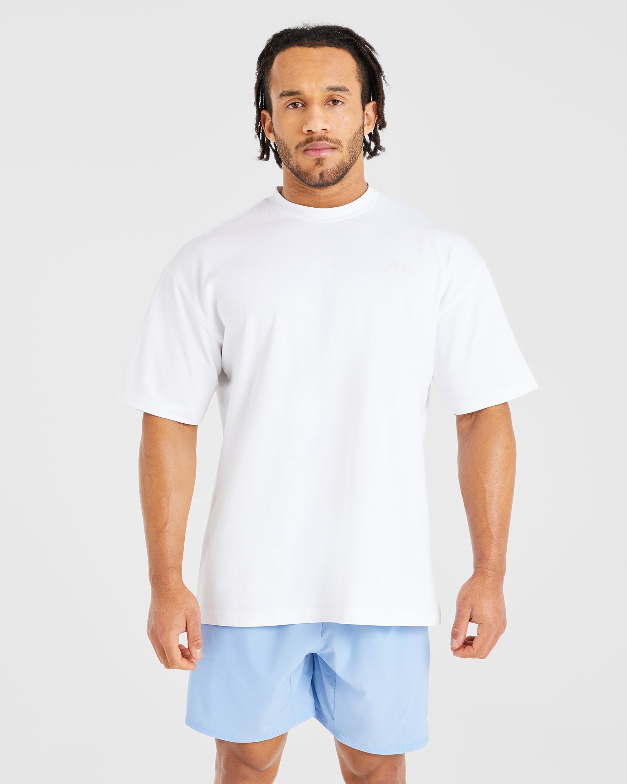 Essential Oversized T Shirt - Blanc