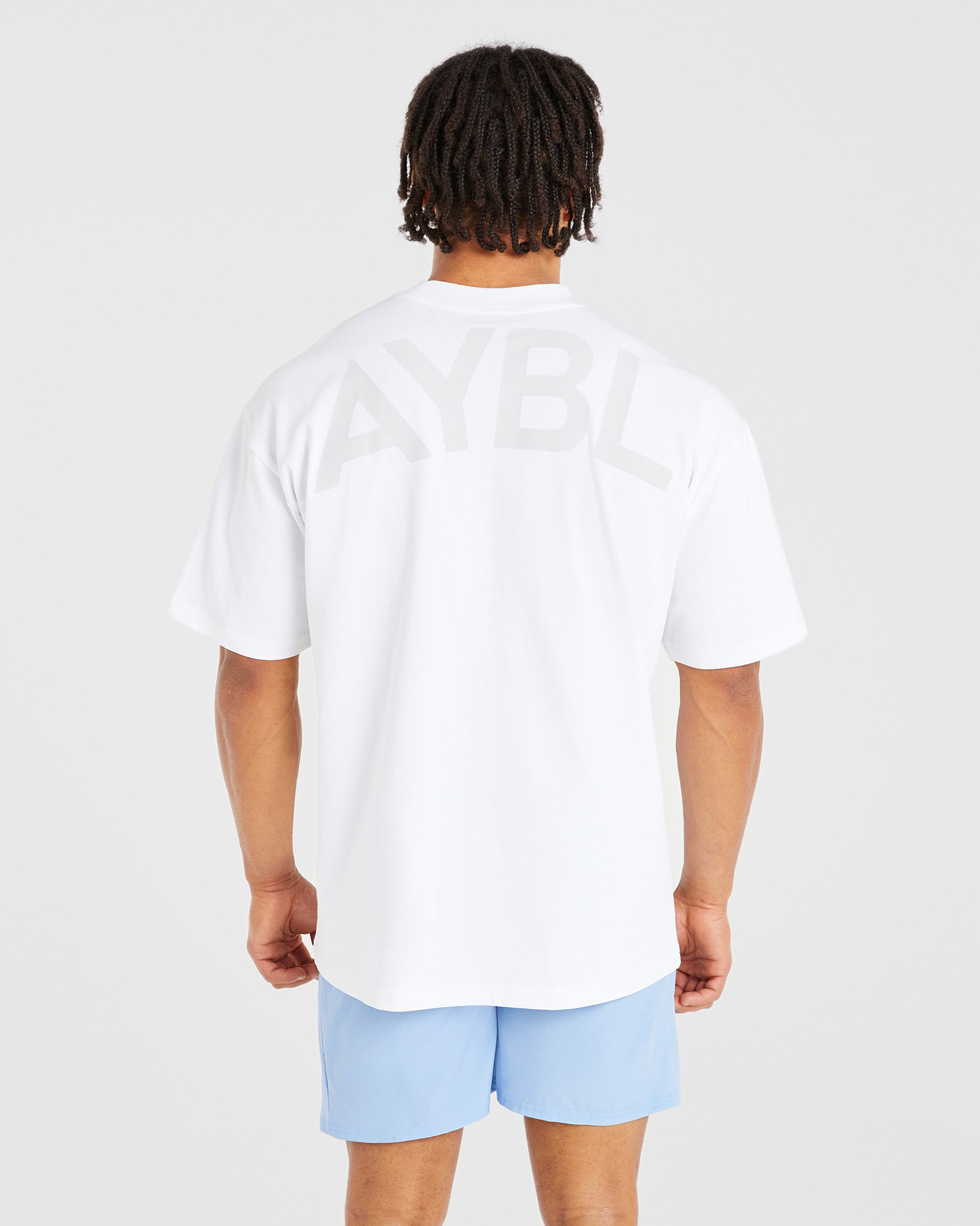 Essential Oversized T Shirt - Blanc