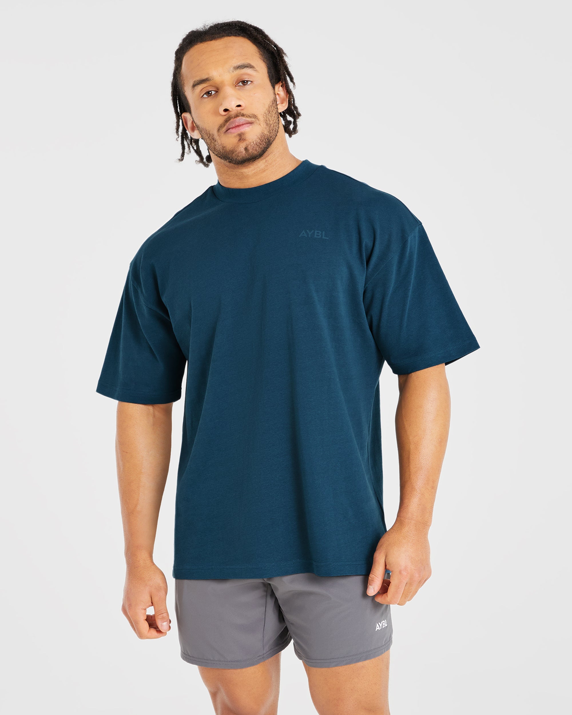 Essential Oversized T Shirt - Marine Bleu