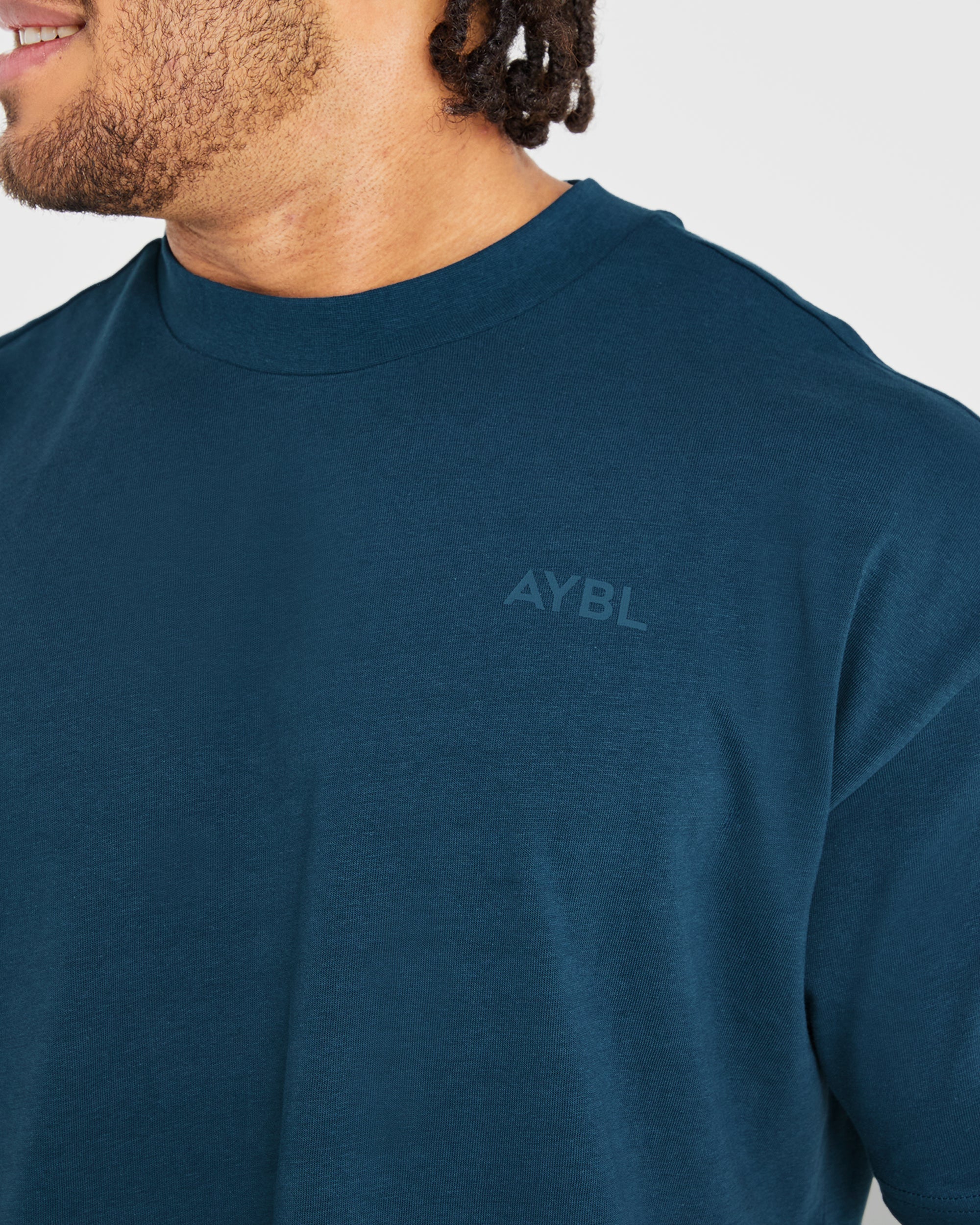 Essential Oversized T Shirt - Marine Bleu