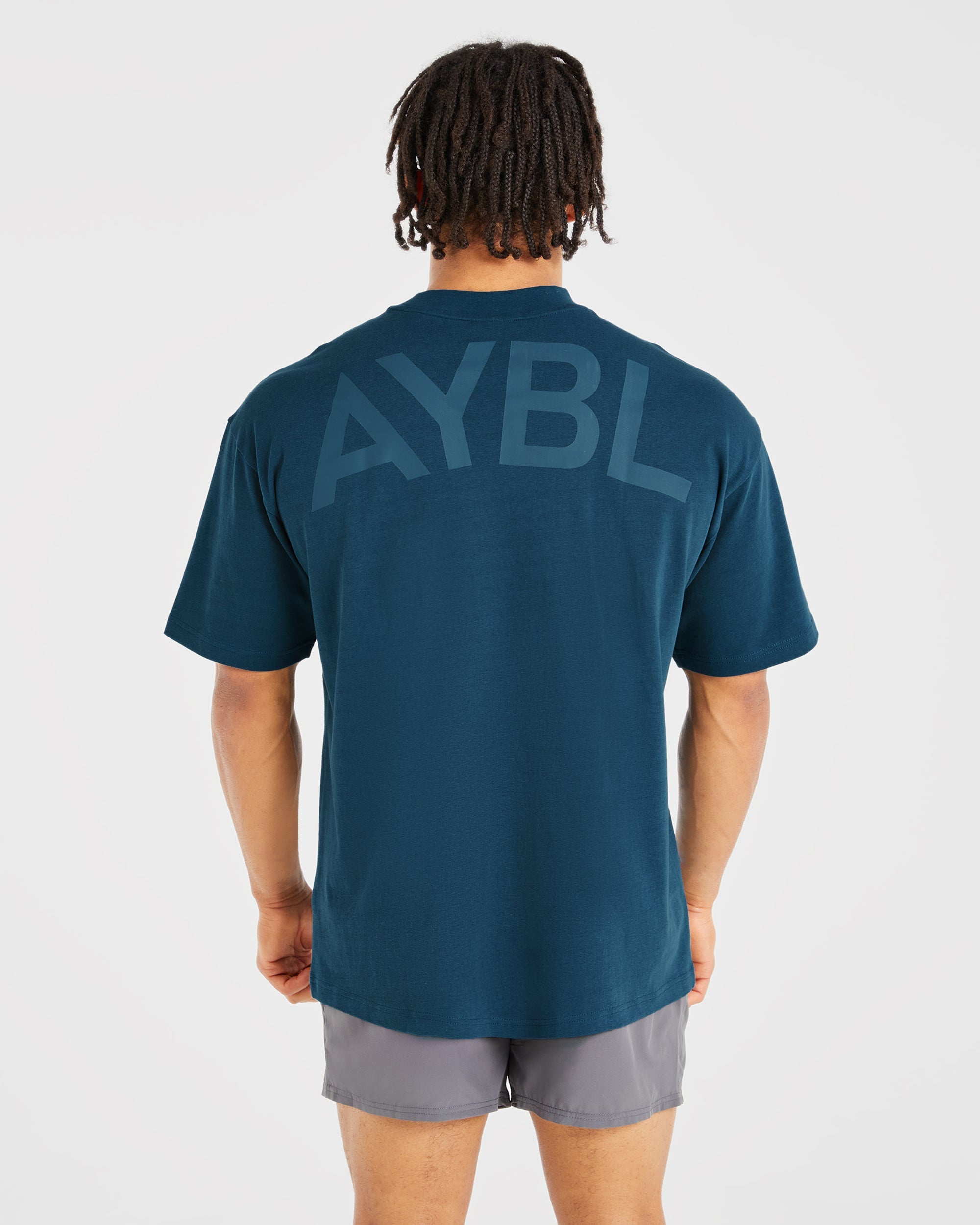 Essential Oversized T Shirt - Marine Bleu