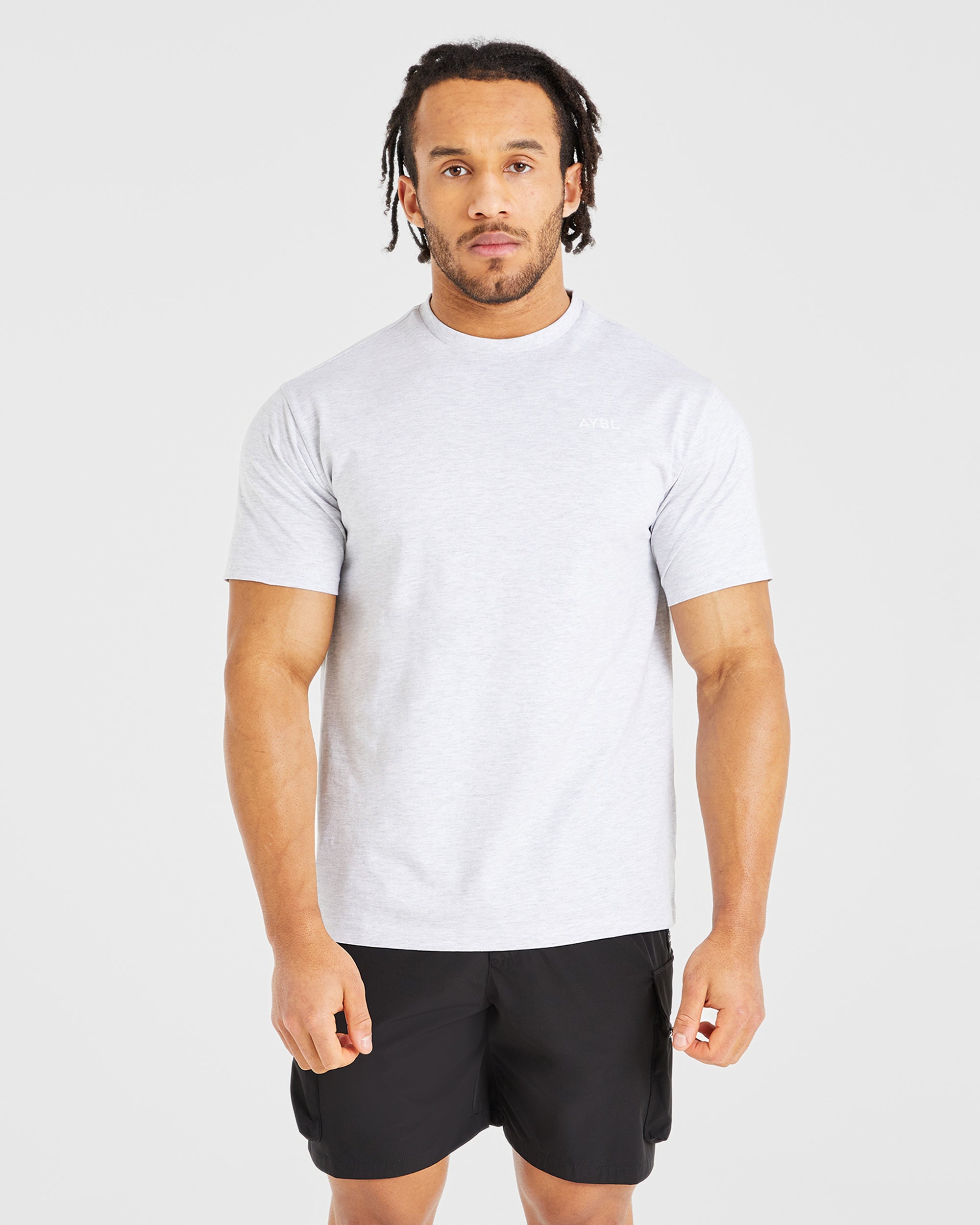 Essential T Shirt - Light Gris Marl