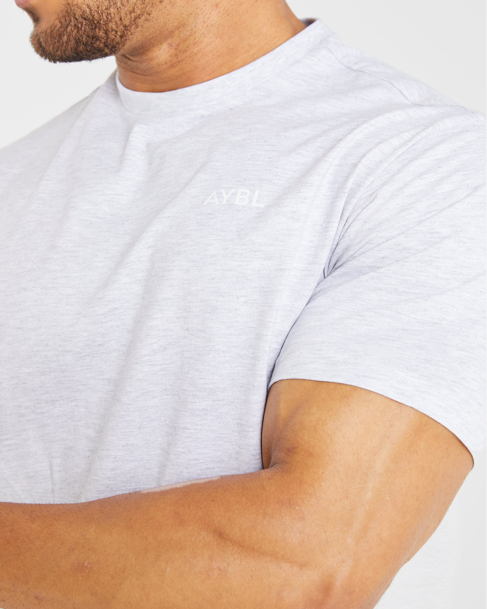 Essential T Shirt - Light Gris Marl