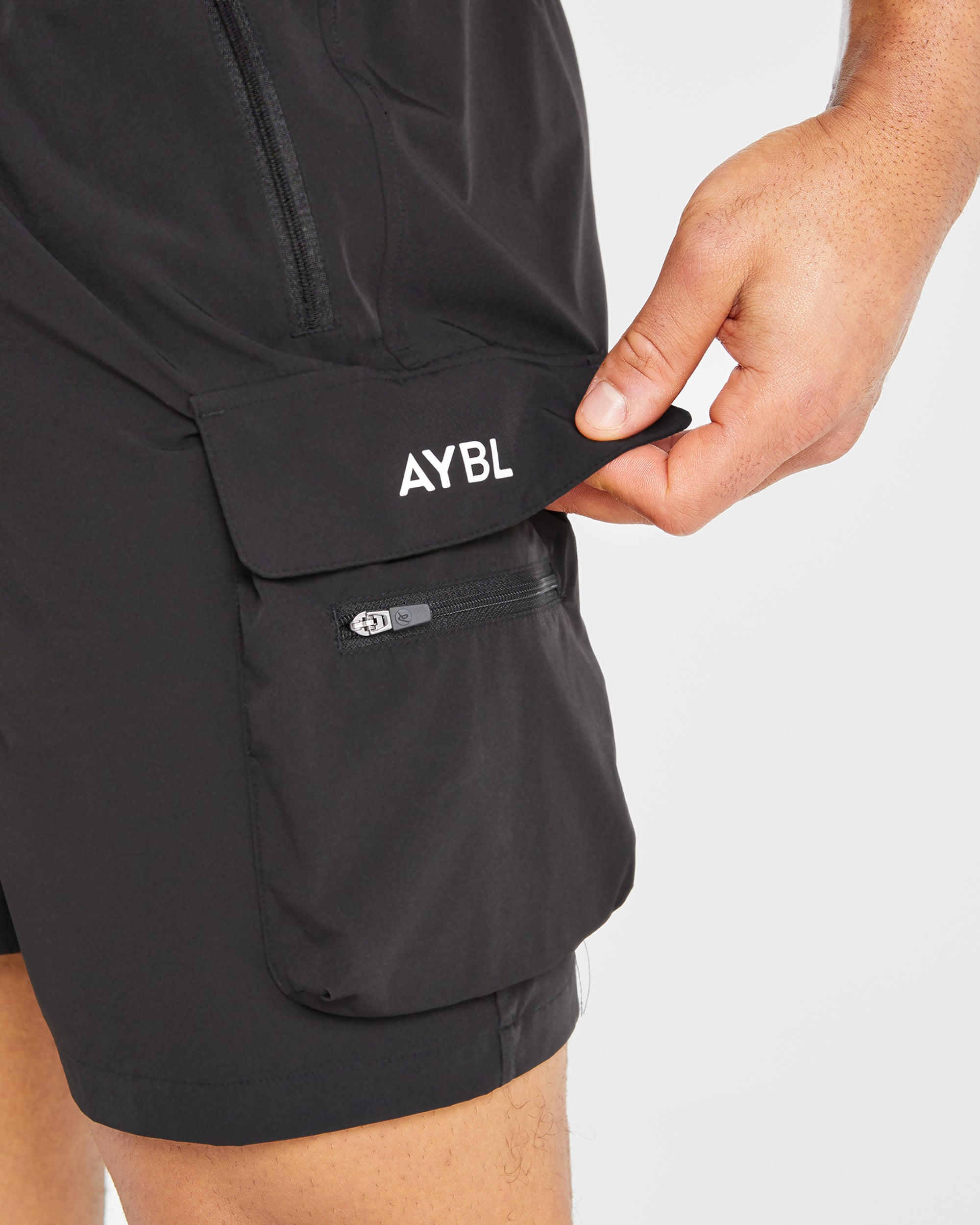 Sport Cargo Shorts - Noir