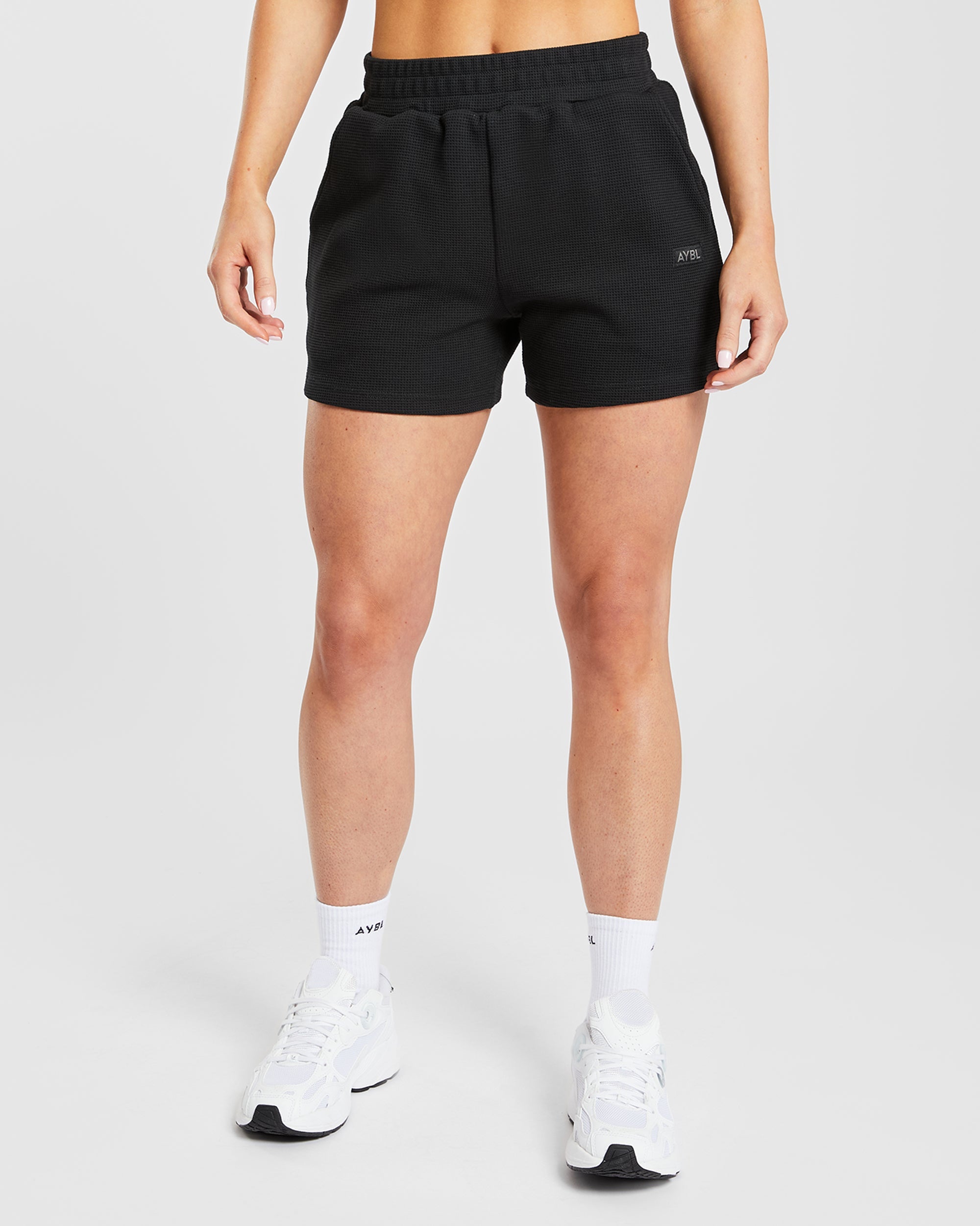 Waffle Shorts - Noir