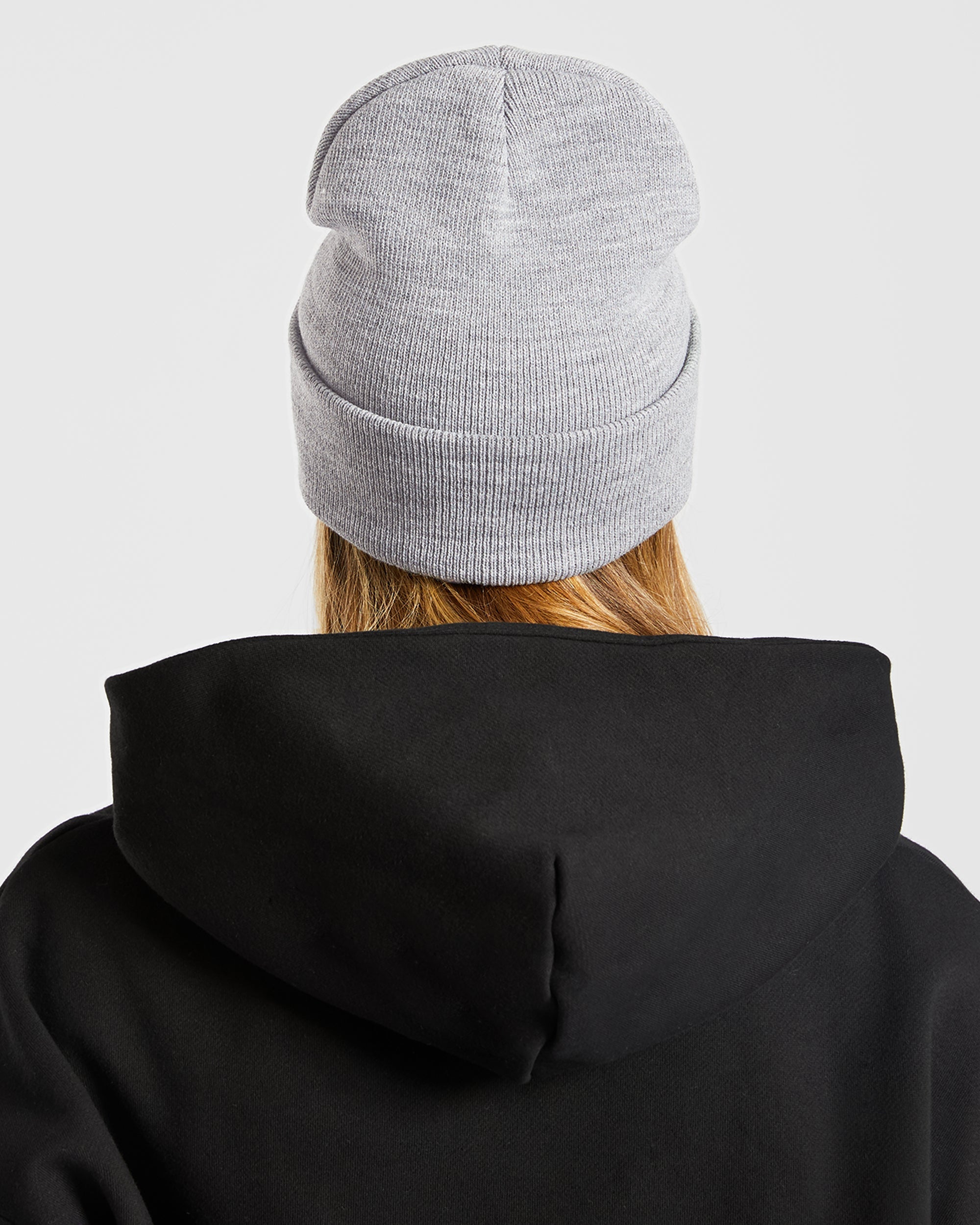 Embroidered Beanie - Gris Marl