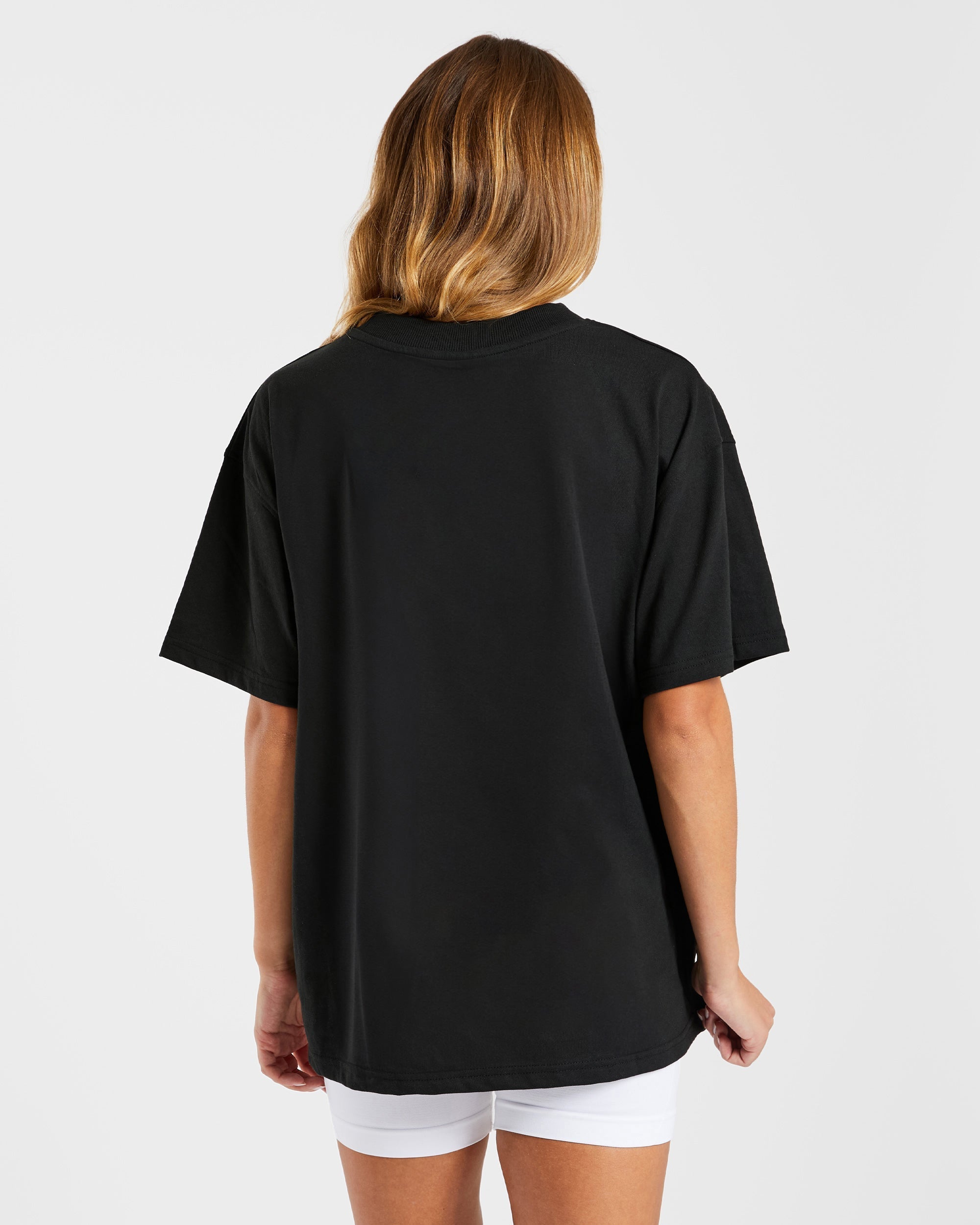 Lifting My Best Life Oversized T Shirt - Noir