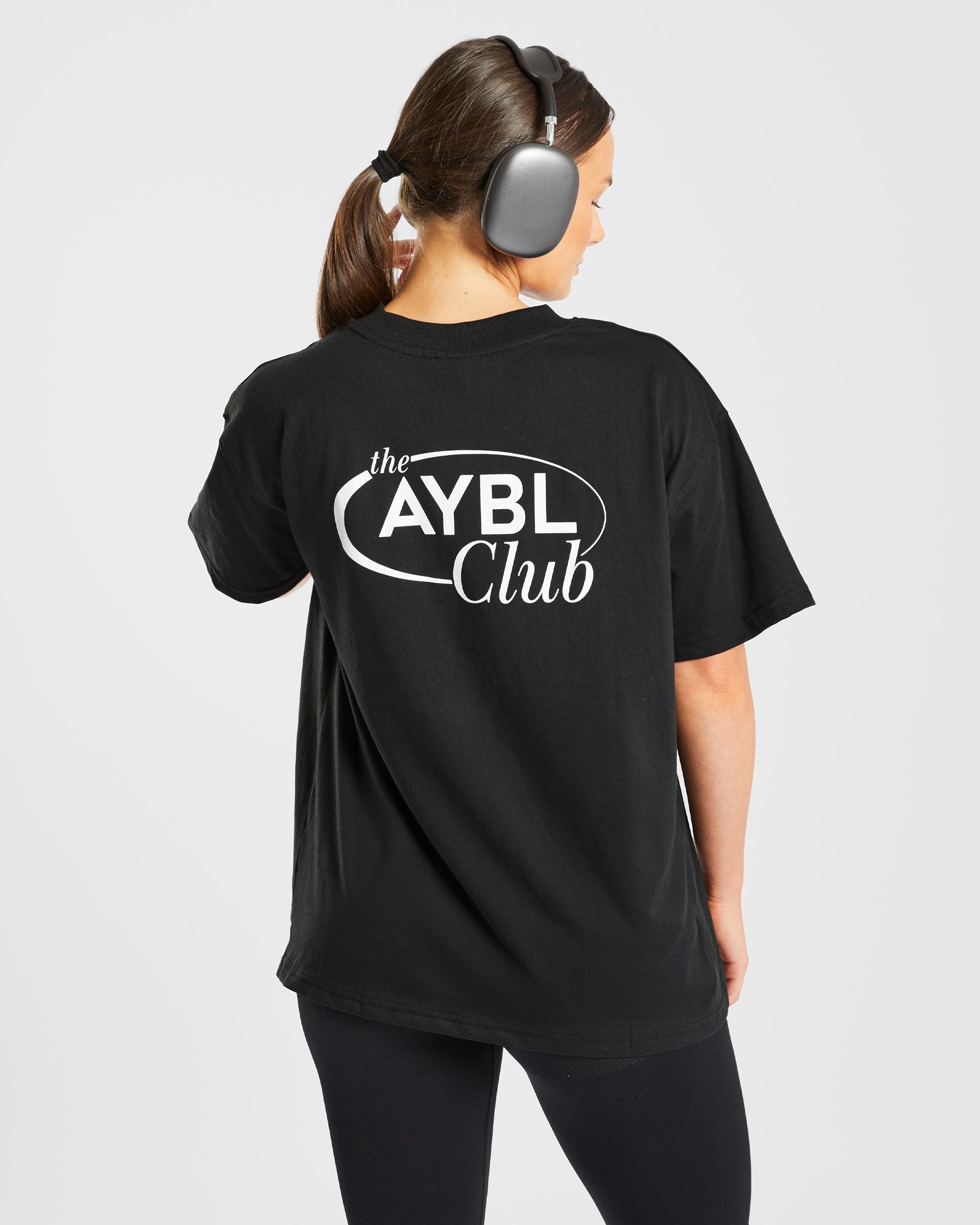 AYBL Club Oversized T Shirt - Noir