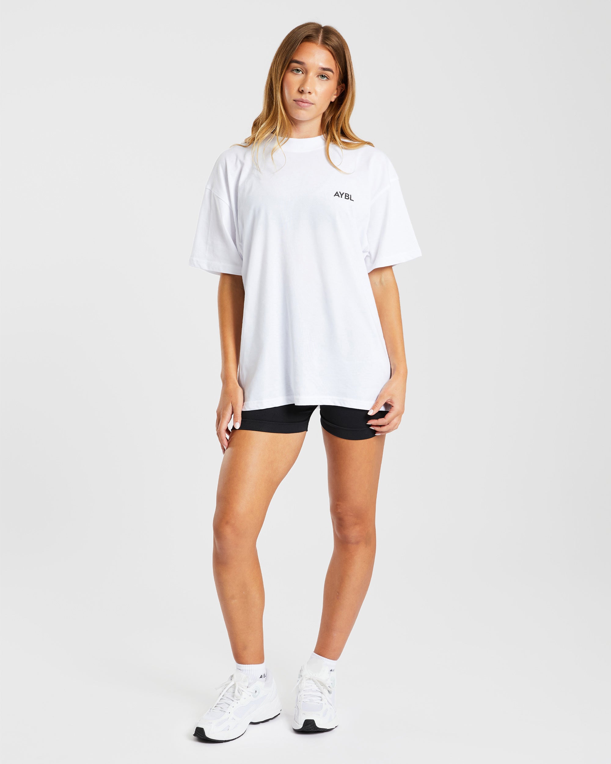 AYBL Club Oversized T Shirt - Blanc