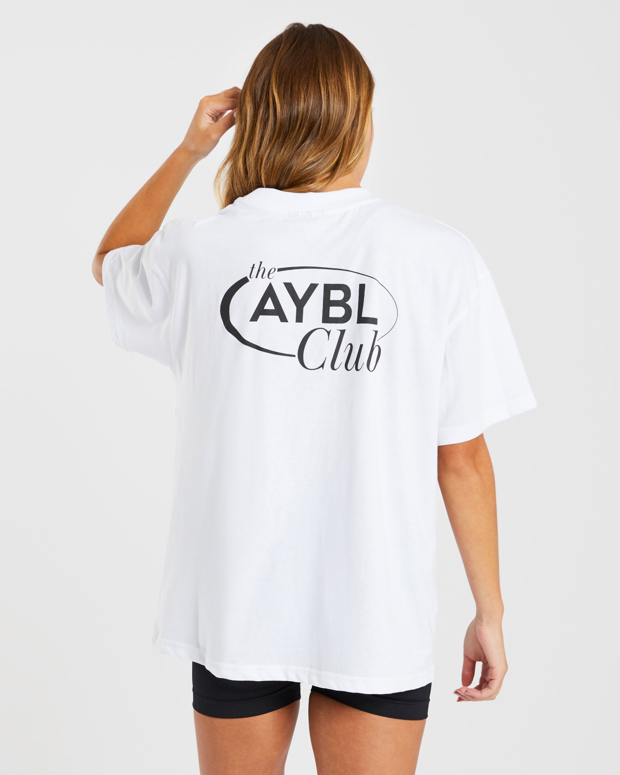 AYBL Club Oversized T Shirt - Blanc