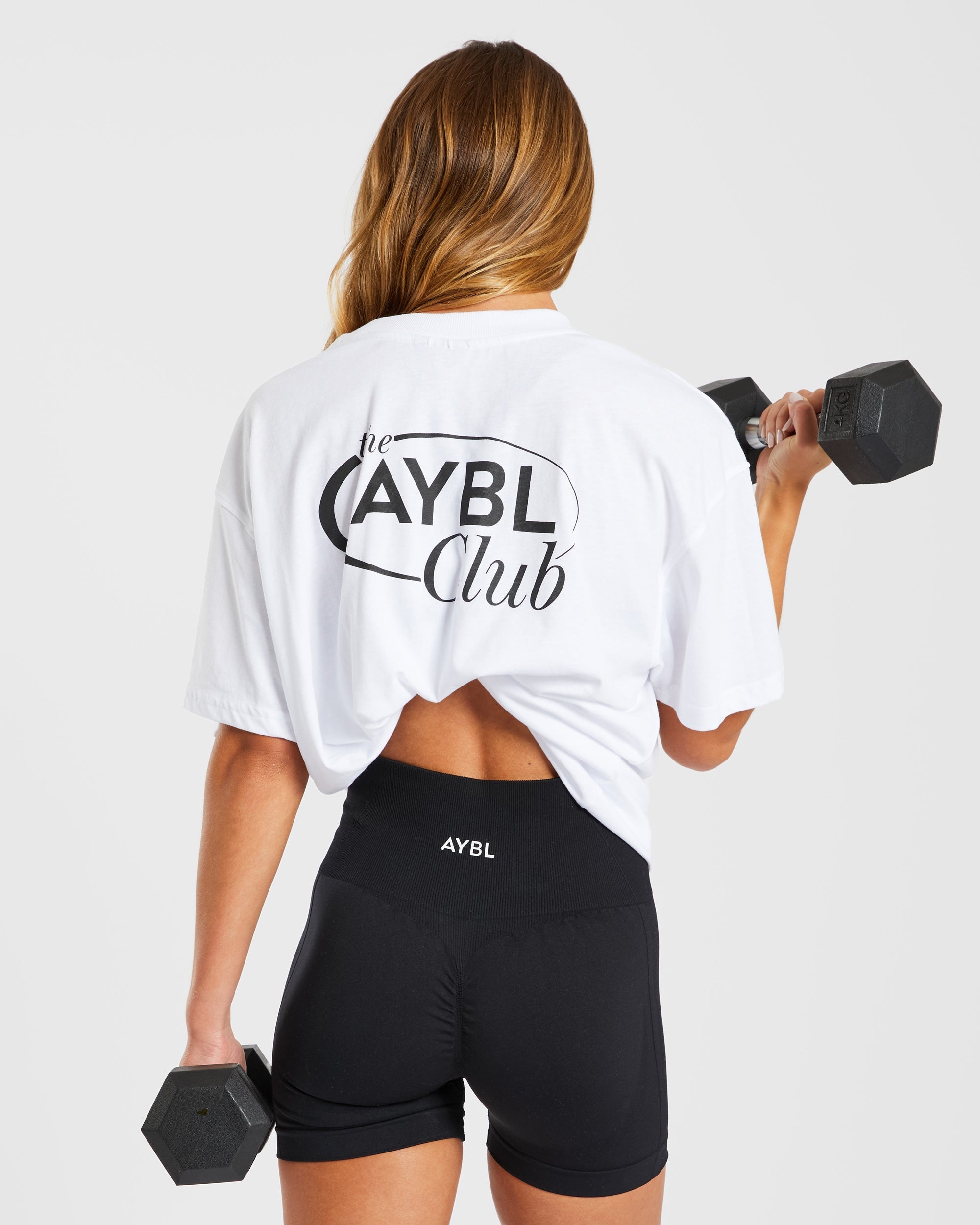 AYBL Club Oversized T Shirt - Blanc