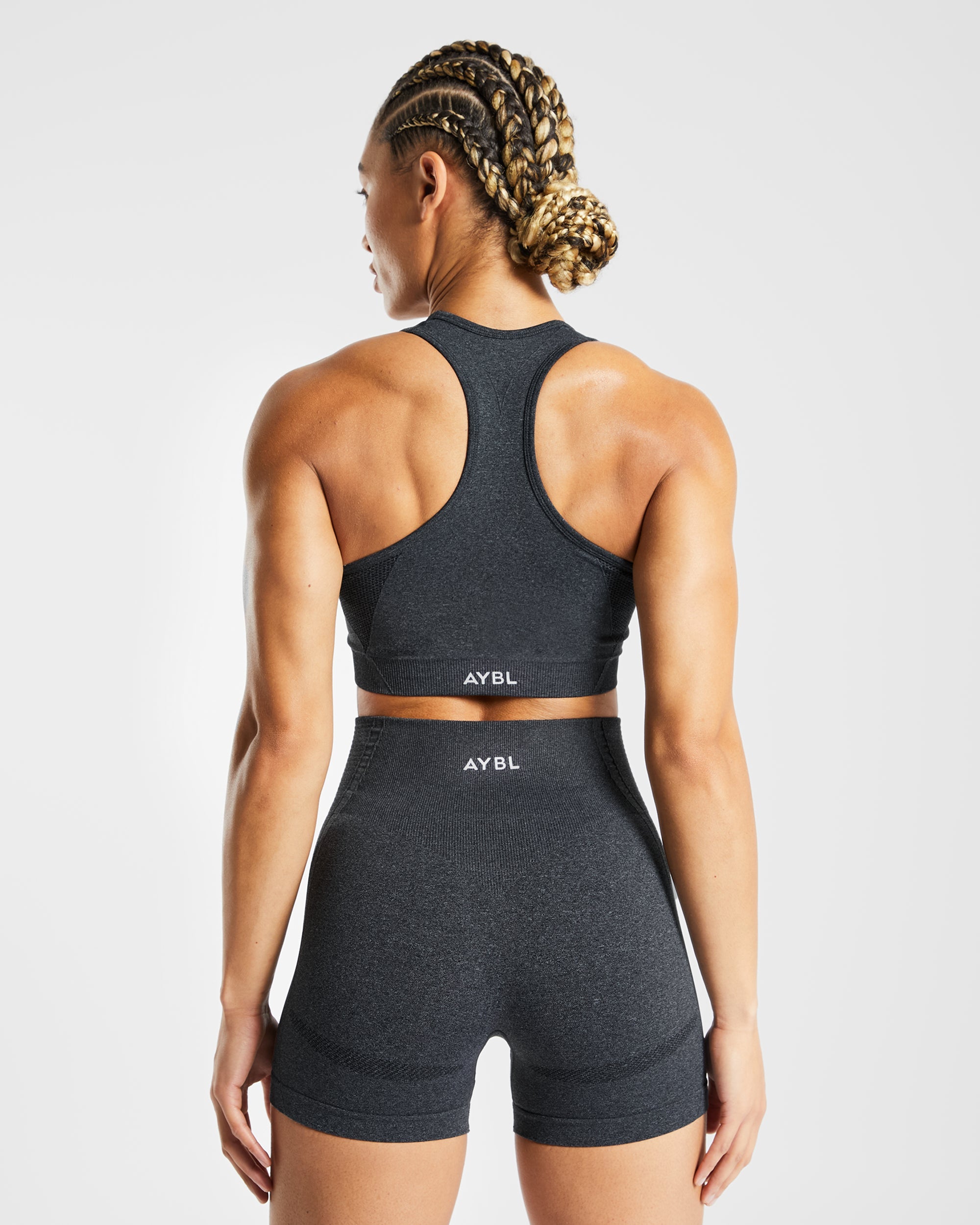 Balance V2 Seamless Sports Bra - Speckle Noir