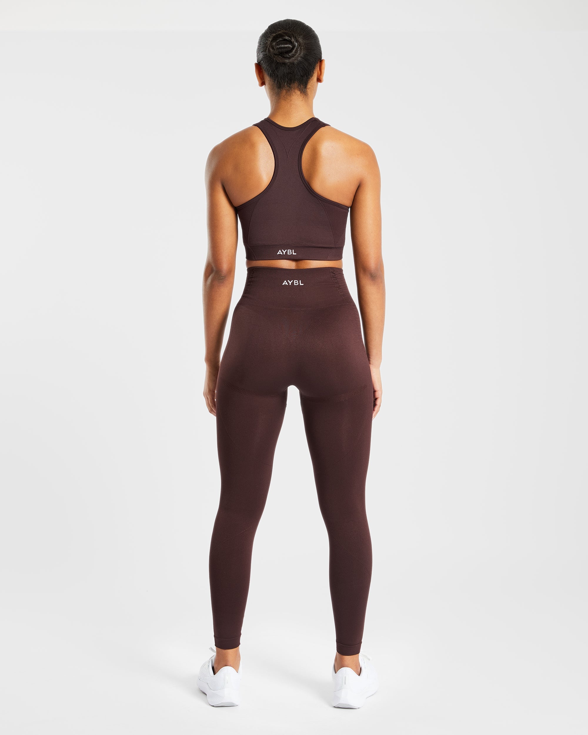 Balance V2 Seamless Sports Bra - Chocolate Marron