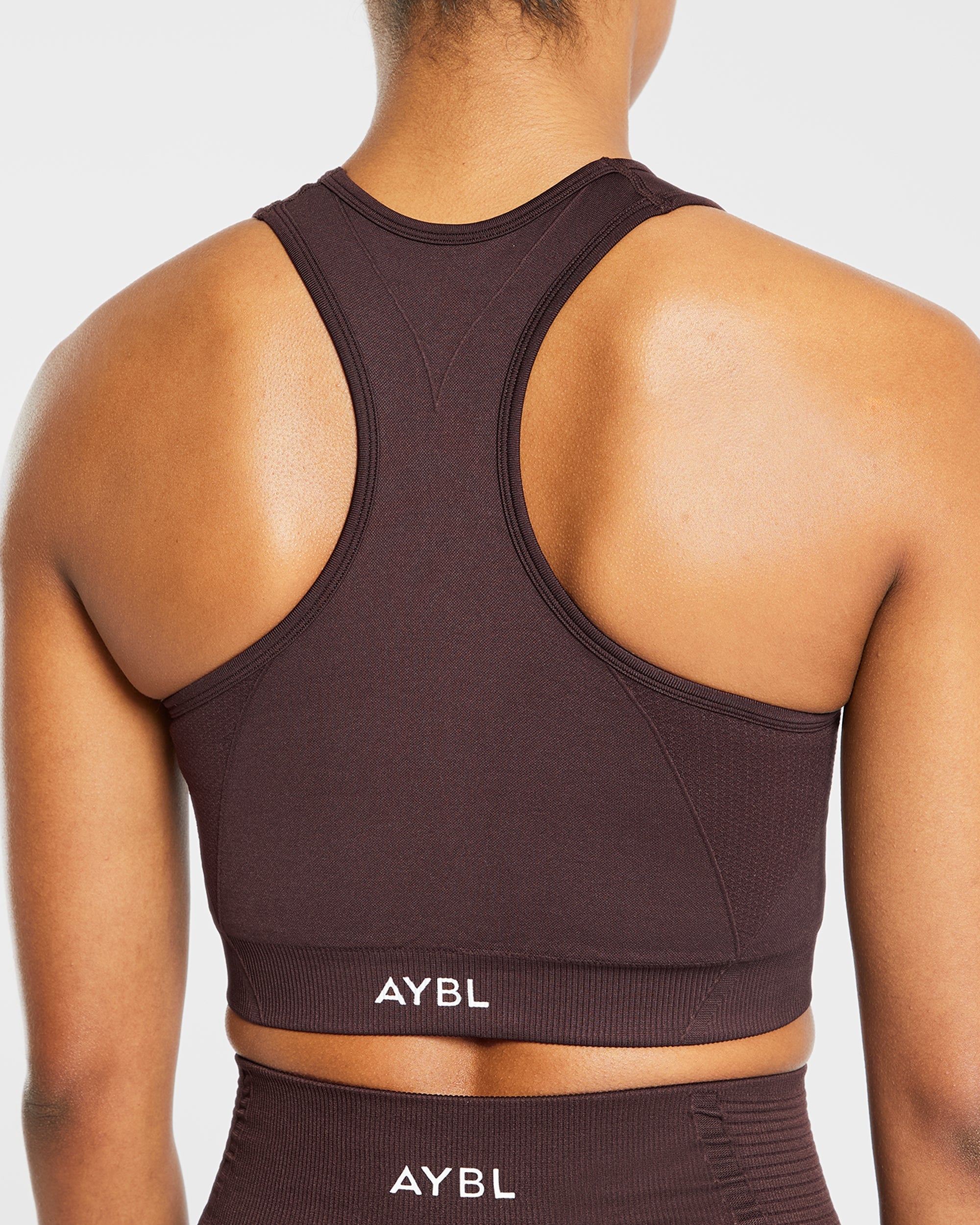 Balance V2 Seamless Sports Bra - Chocolate Marron