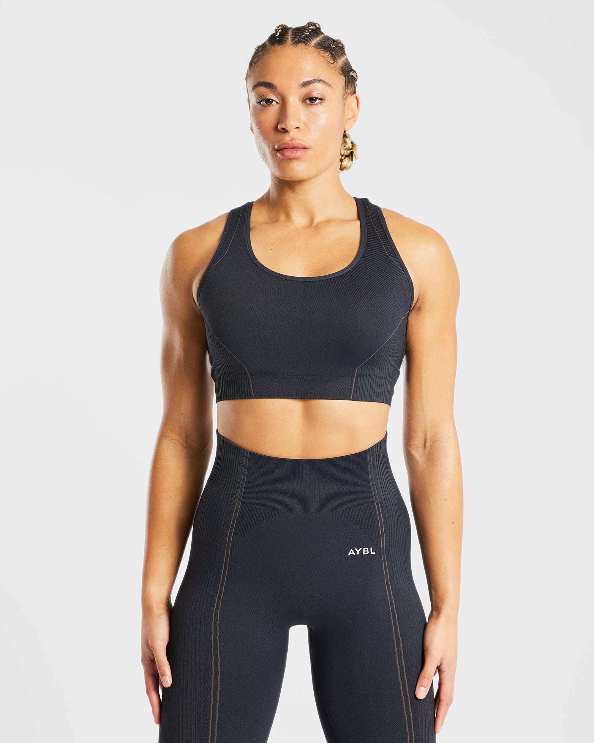 Reflex Seamless Sports Bra - Noir